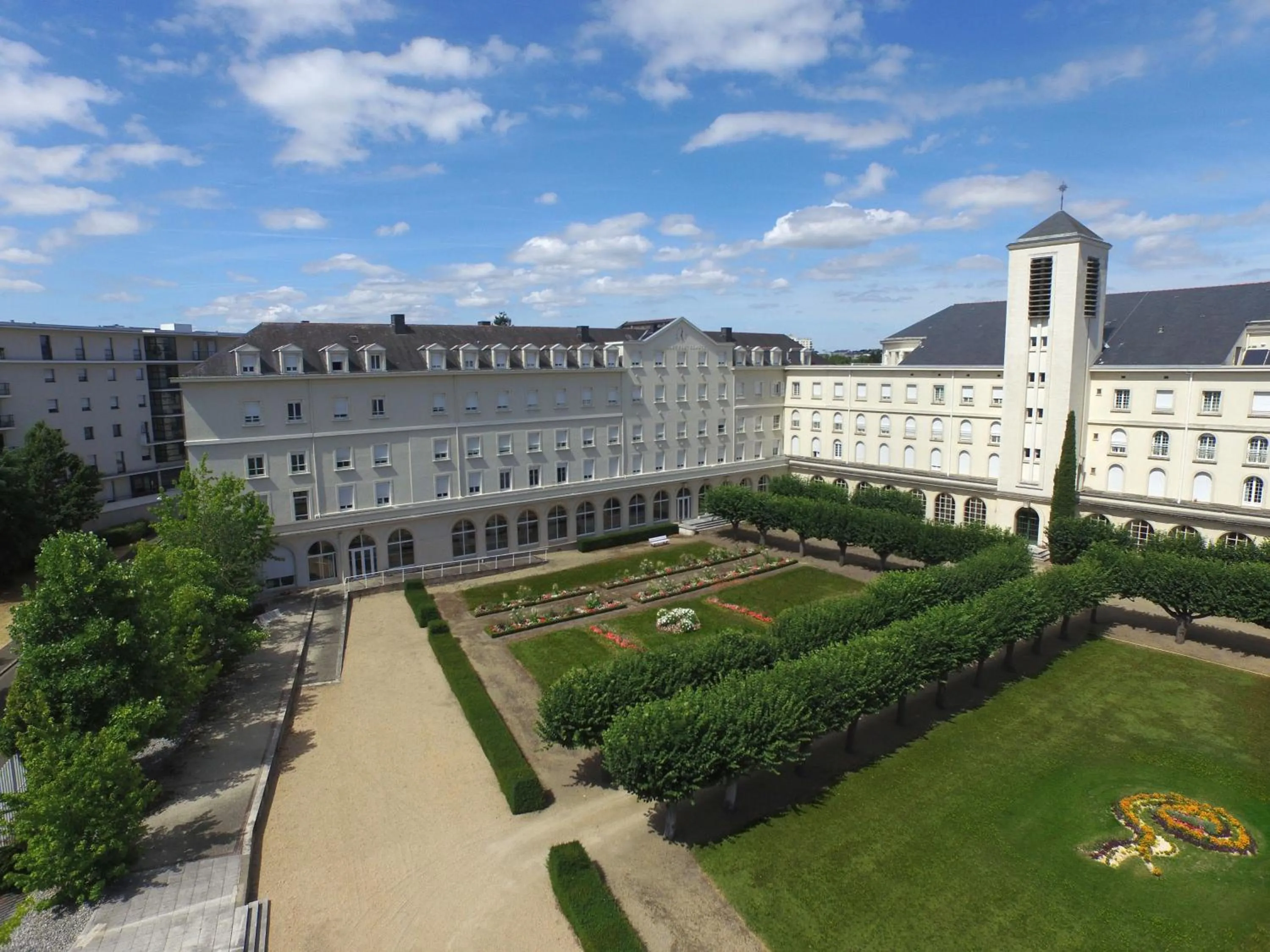 Bird's eye view in Hostellerie Bon Pasteur