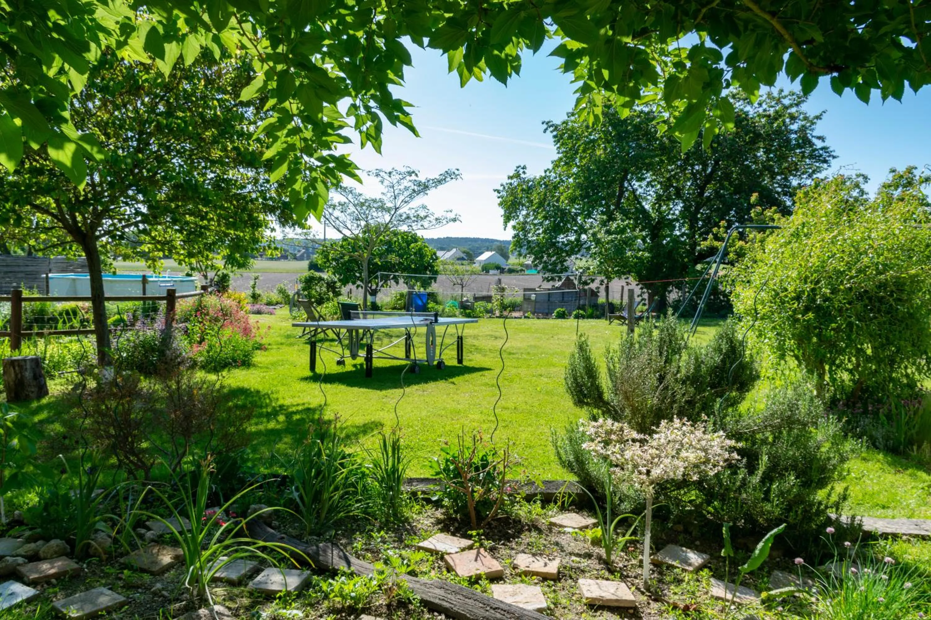 Garden view in Saumur Loire Chambres et Gîte