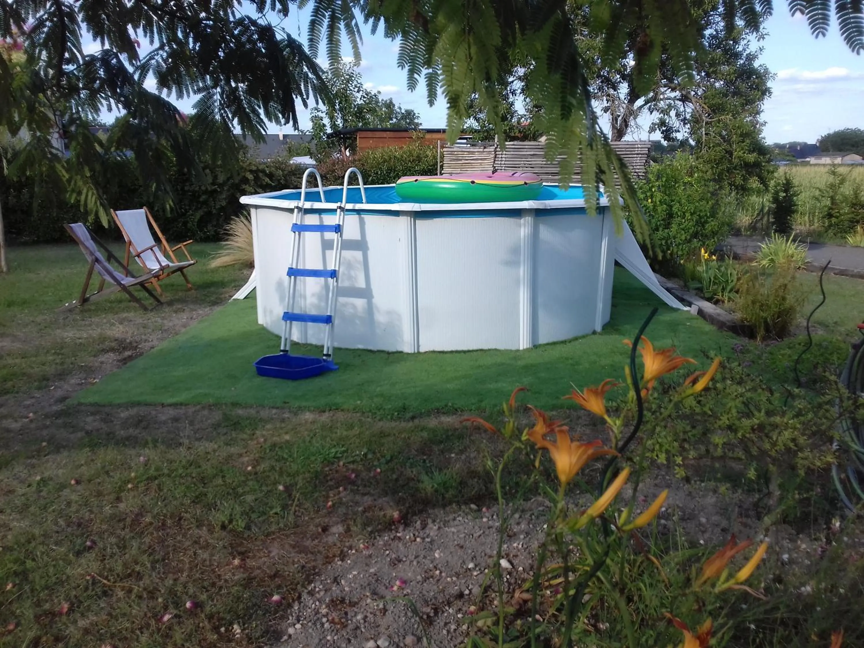 Swimming pool in Saumur Loire Chambres et Gîte