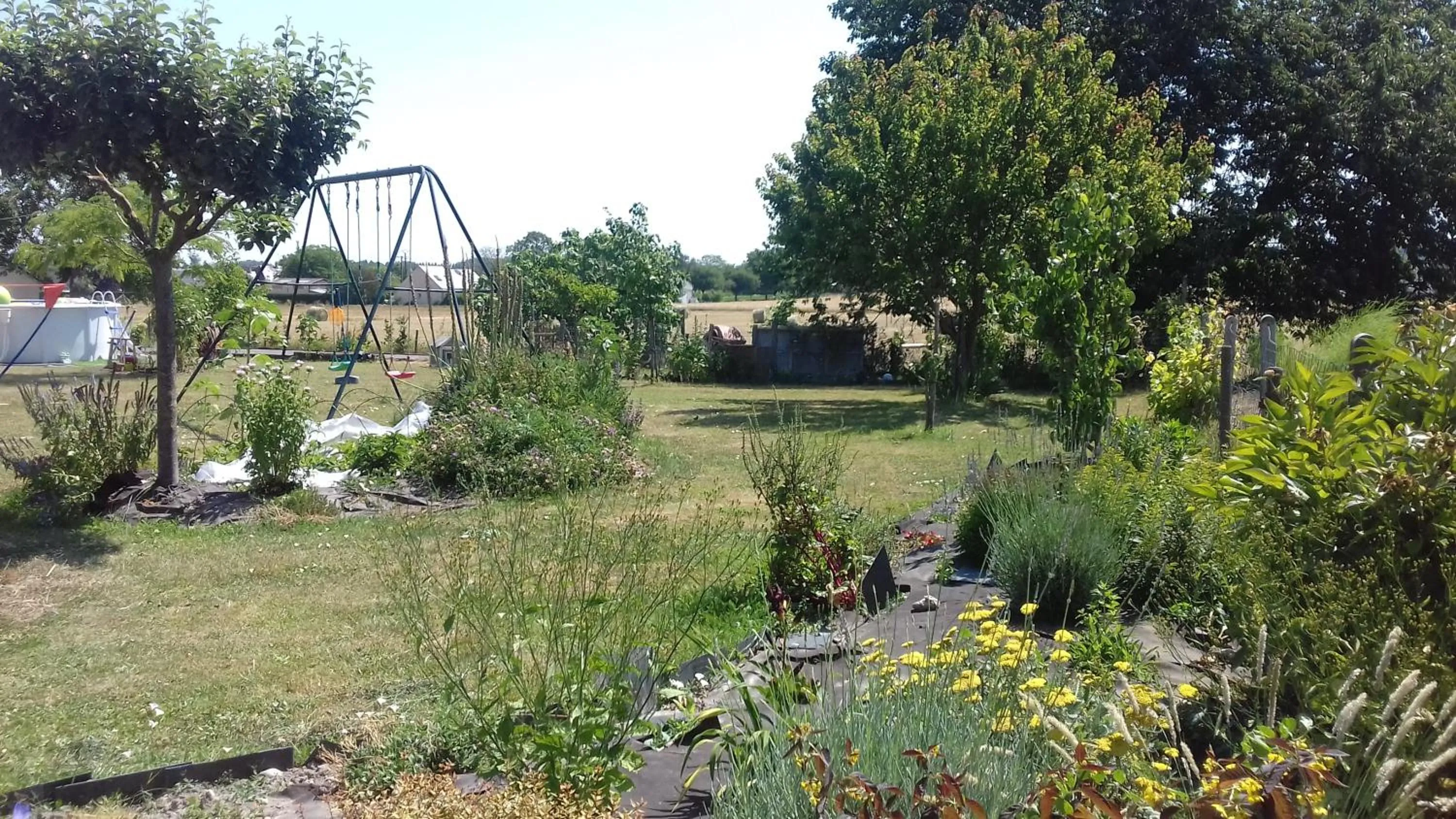Garden view in Saumur Loire Chambres et Gîte