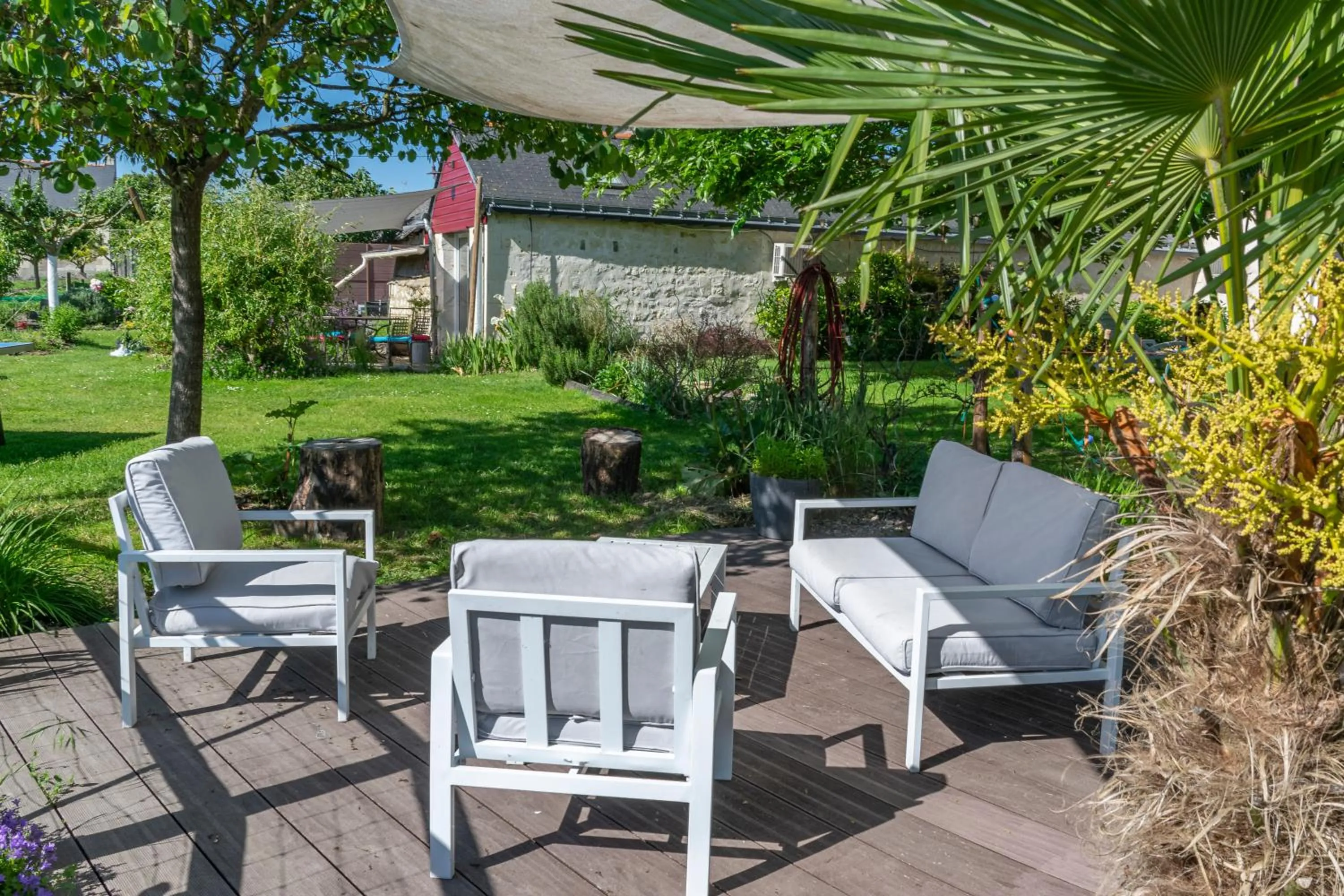 Patio in Saumur Loire Chambres et Gîte