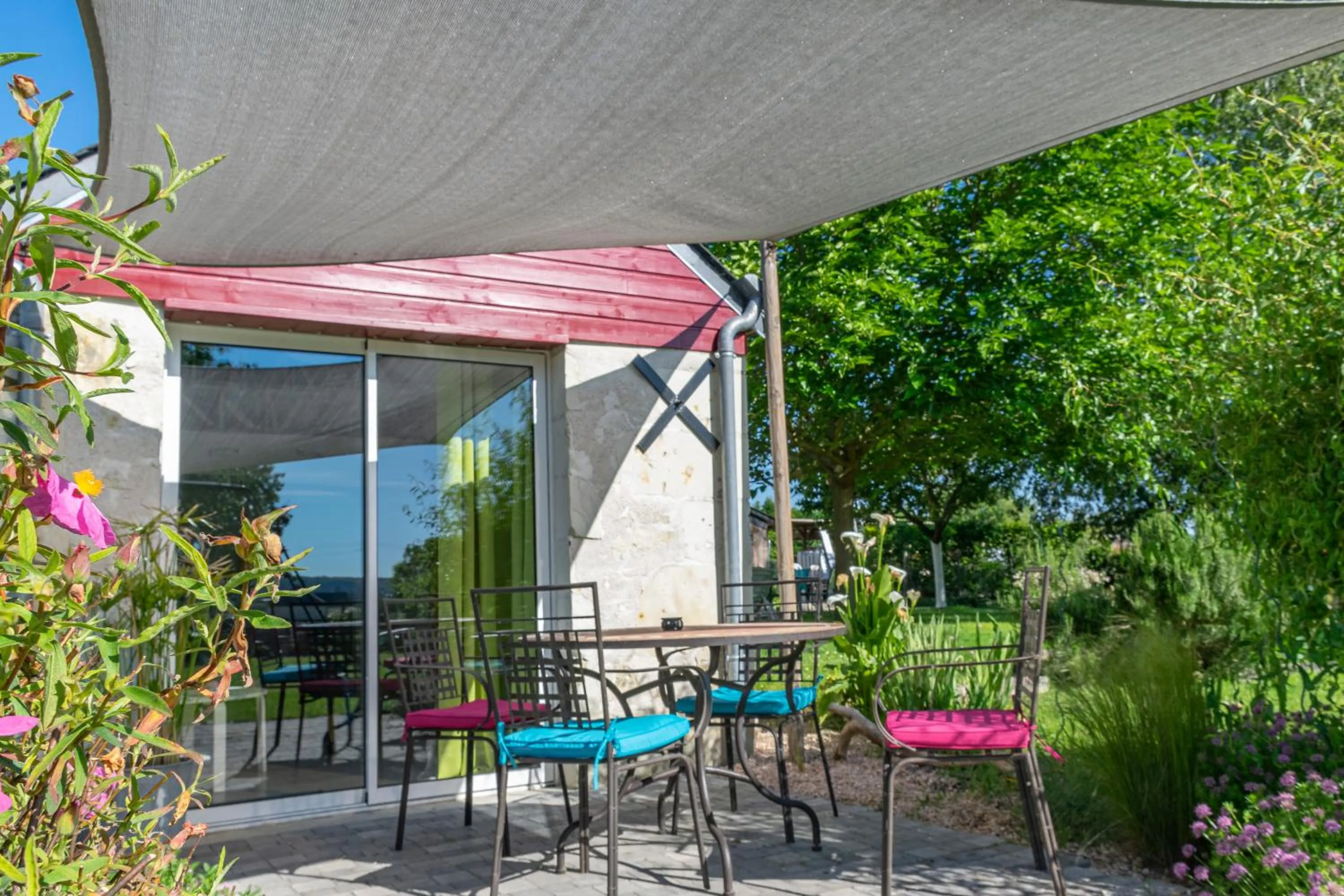Patio in Saumur Loire Chambres et Gîte