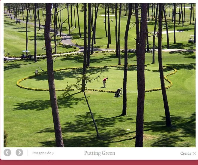 Golfcourse in Hotel Stellamaris