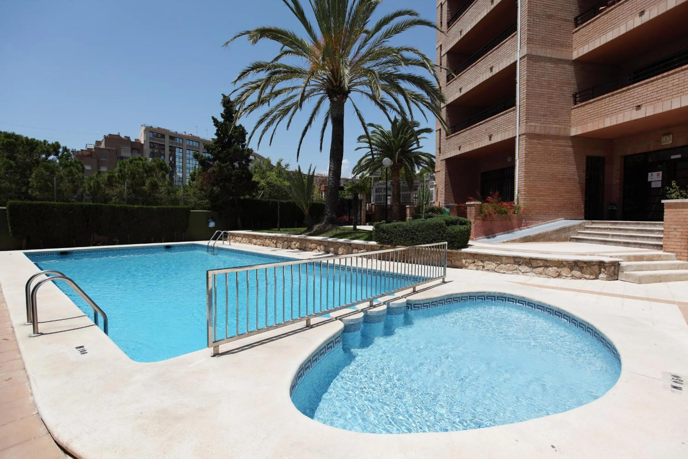 Swimming pool in Apartamentos La Caseta - SABESA