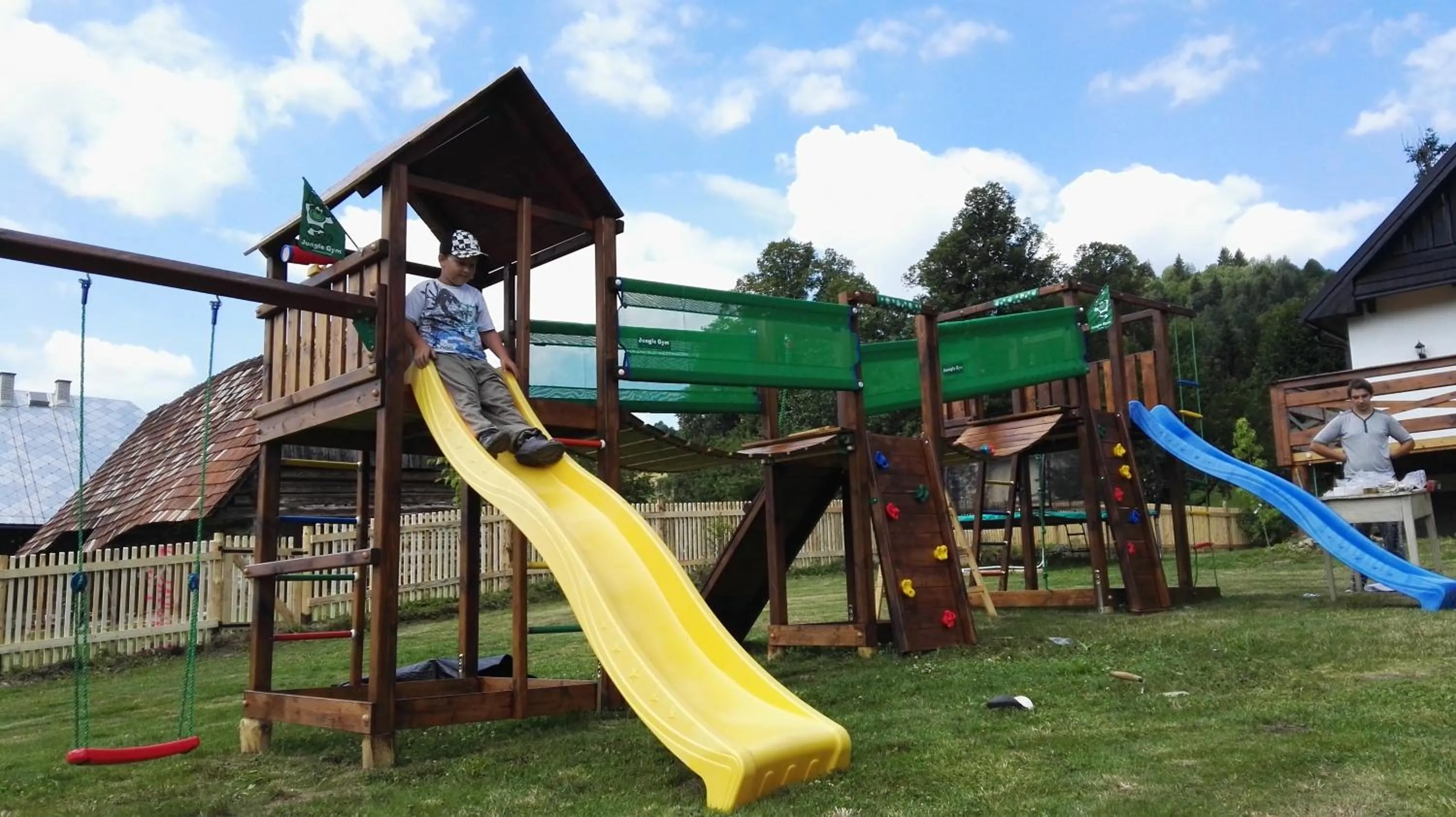 Children play ground in Chalupa Pri Grúni