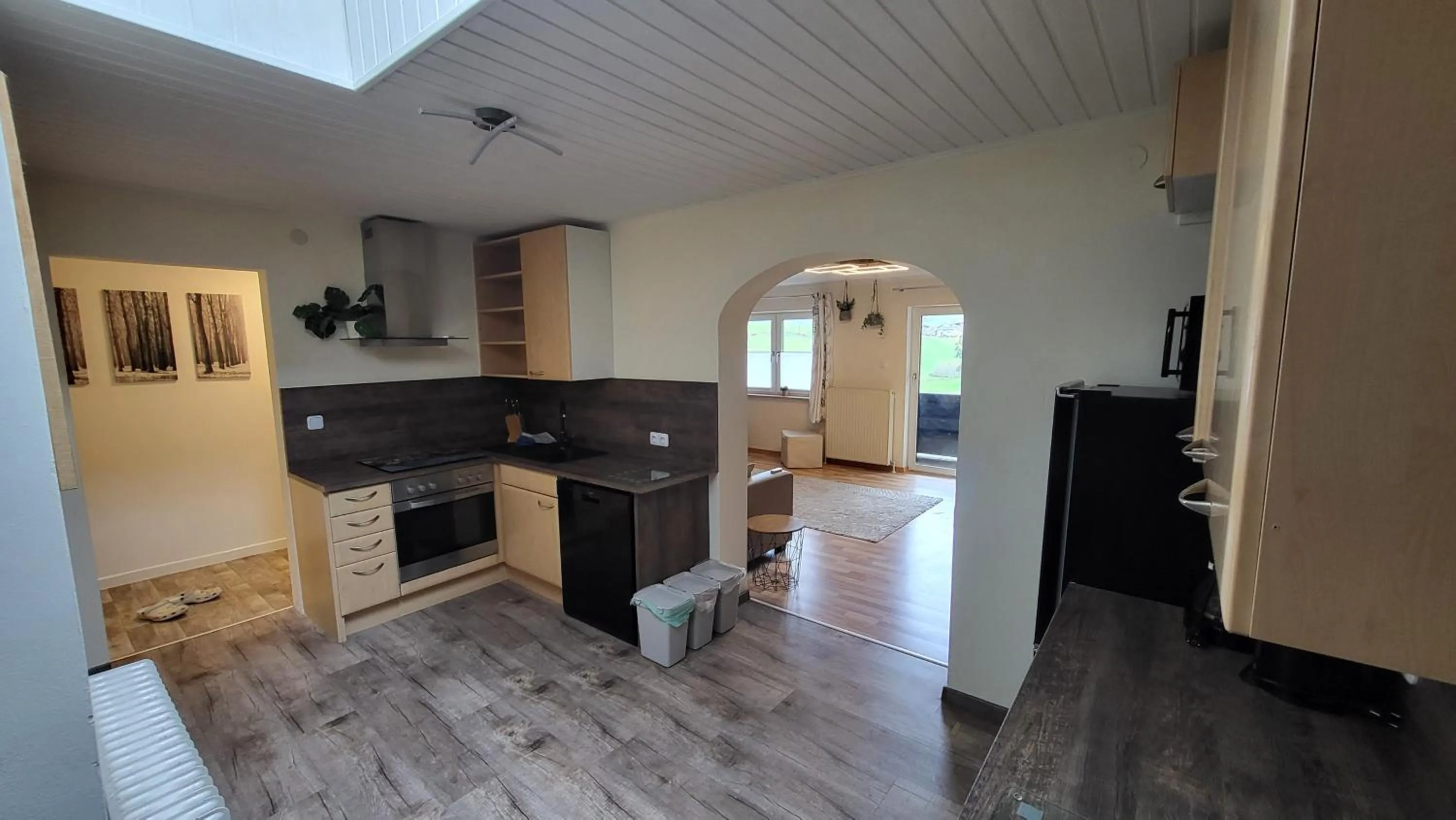Kitchen or kitchenette in Alpenzeit Apartments