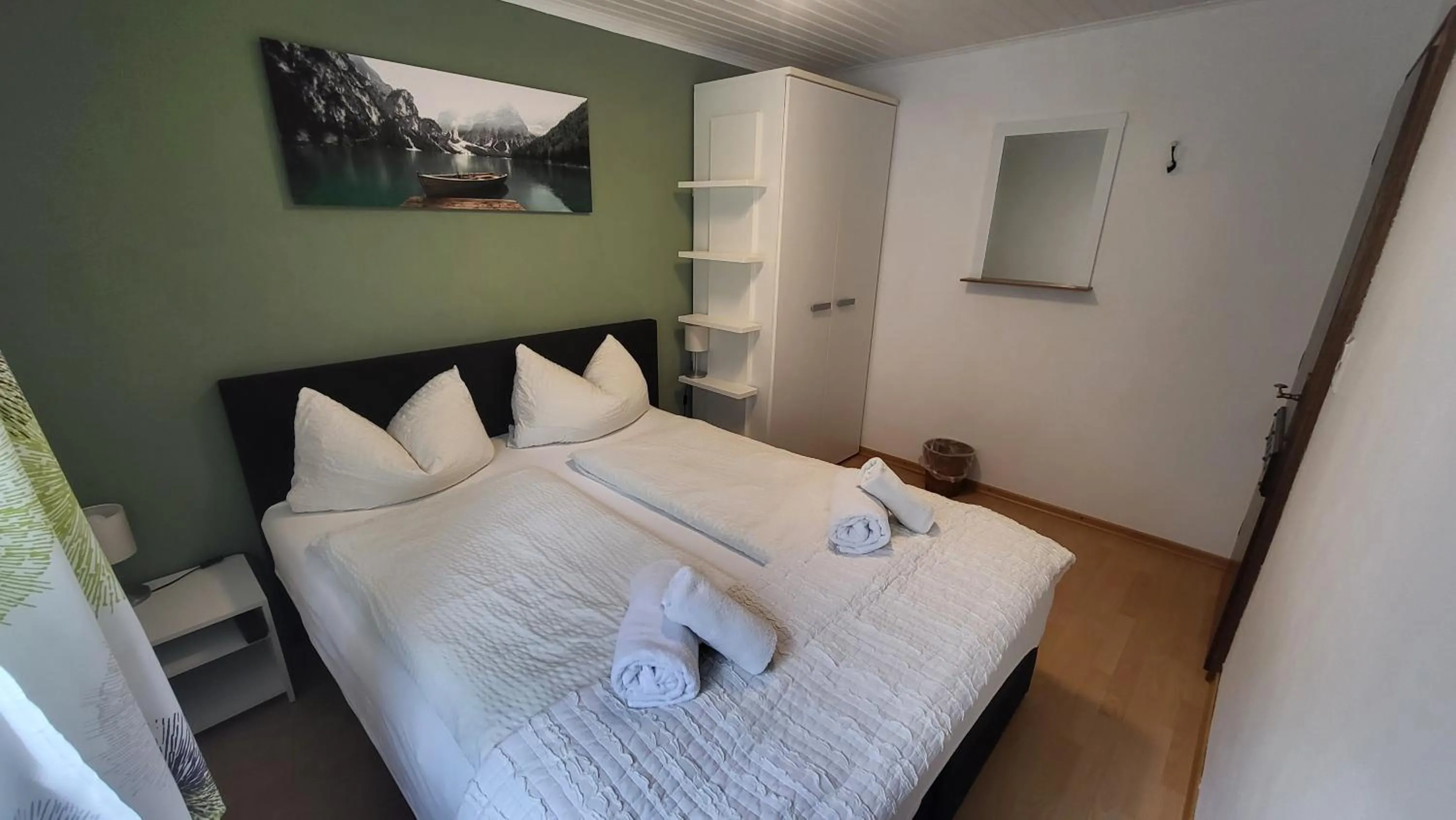 Bed in Alpenzeit Apartments