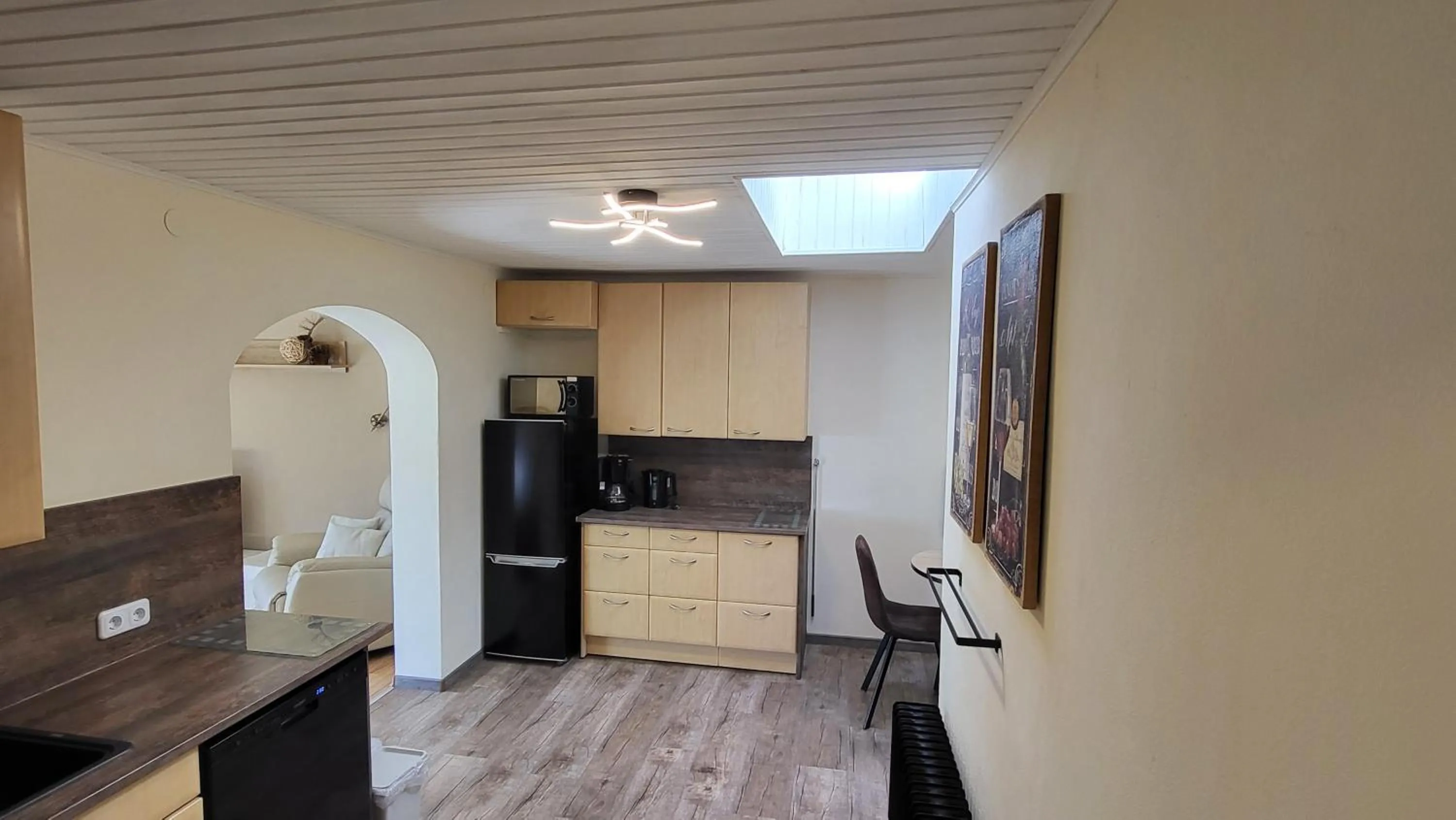 Kitchen or kitchenette in Alpenzeit Apartments