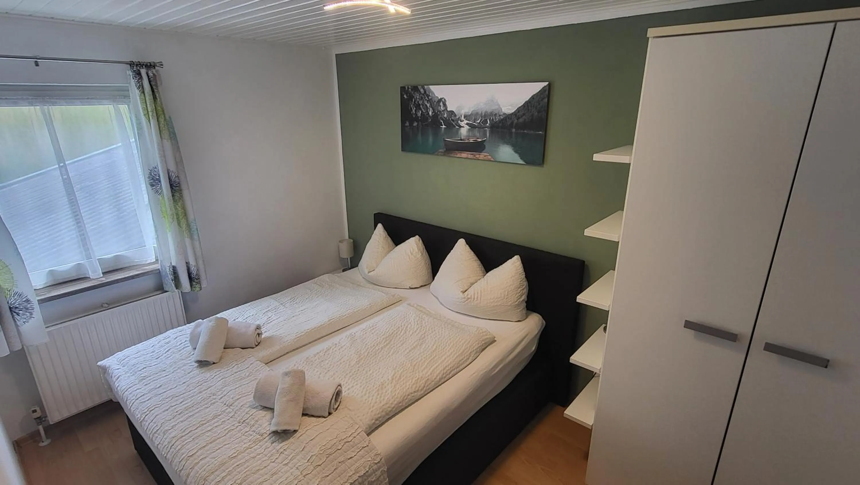 Bed in Alpenzeit Apartments