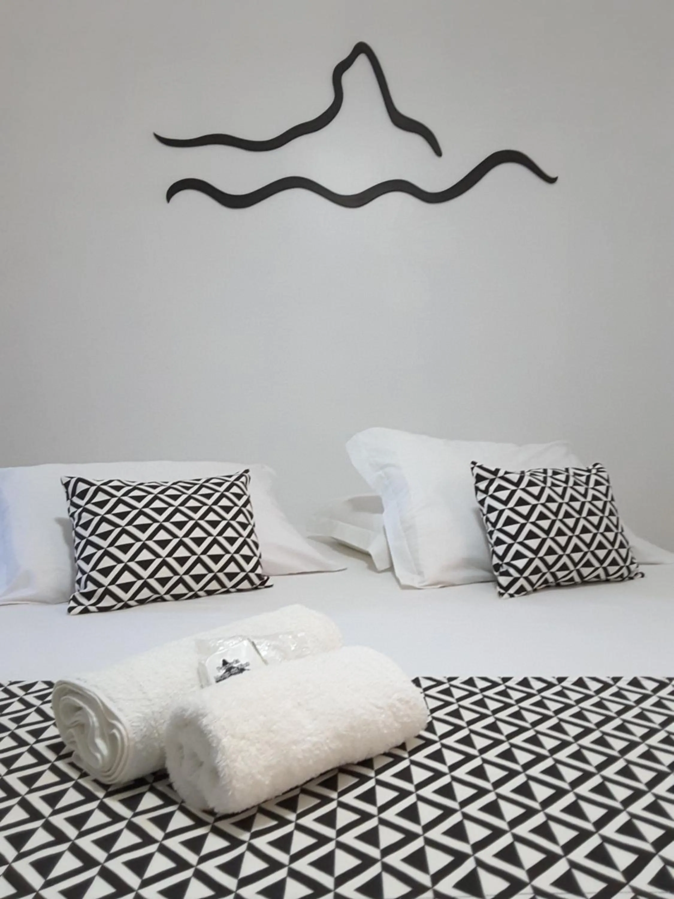 Bed in Pousada Morro do Pico