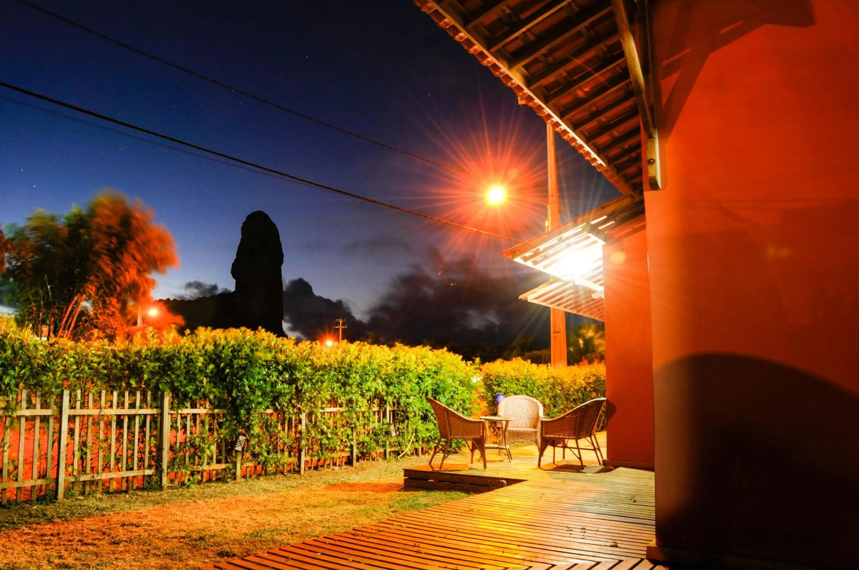 Patio in Pousada Morro do Pico