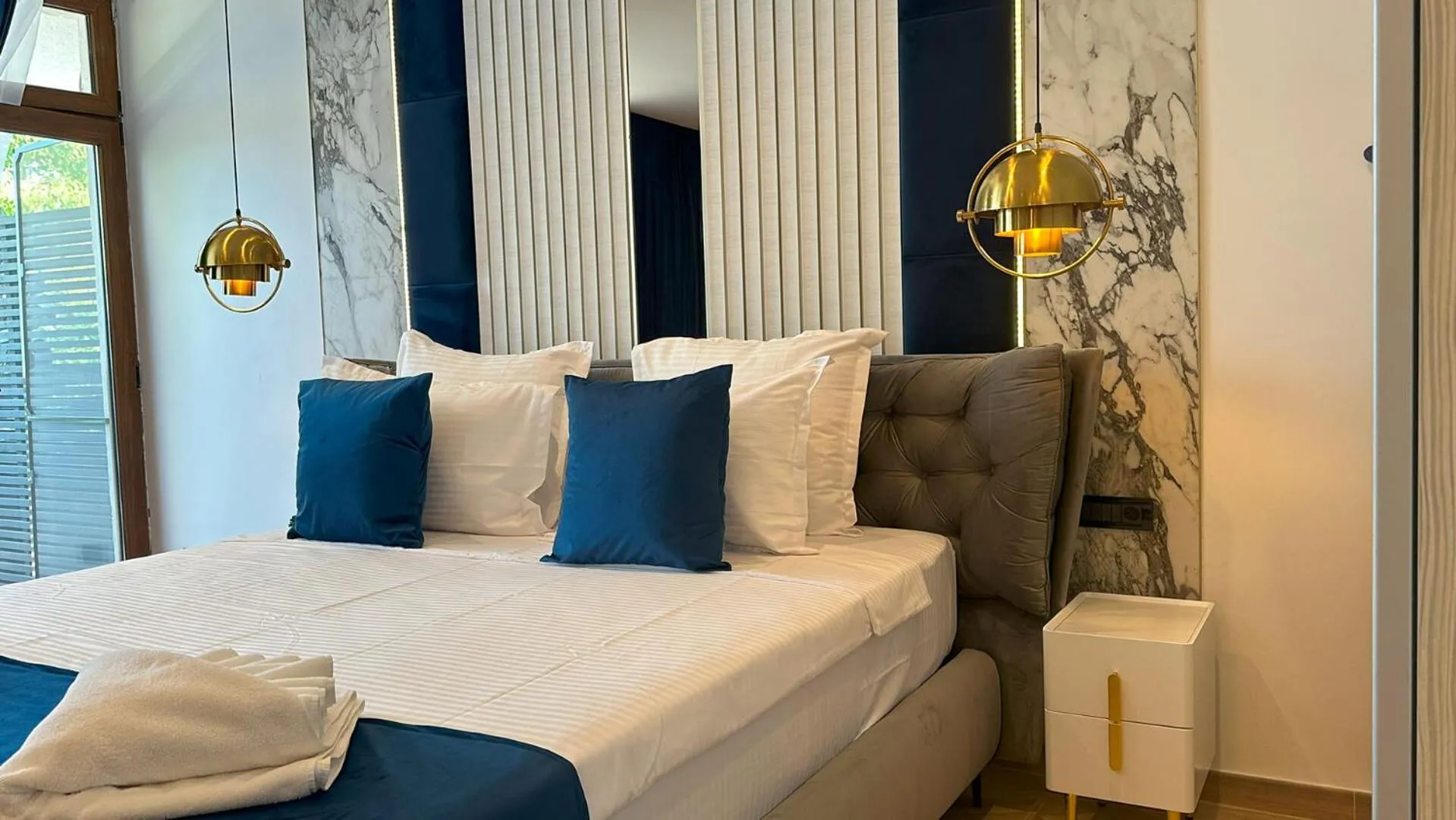 Bed in Aqvatonic Hotel - Steaua de Mare