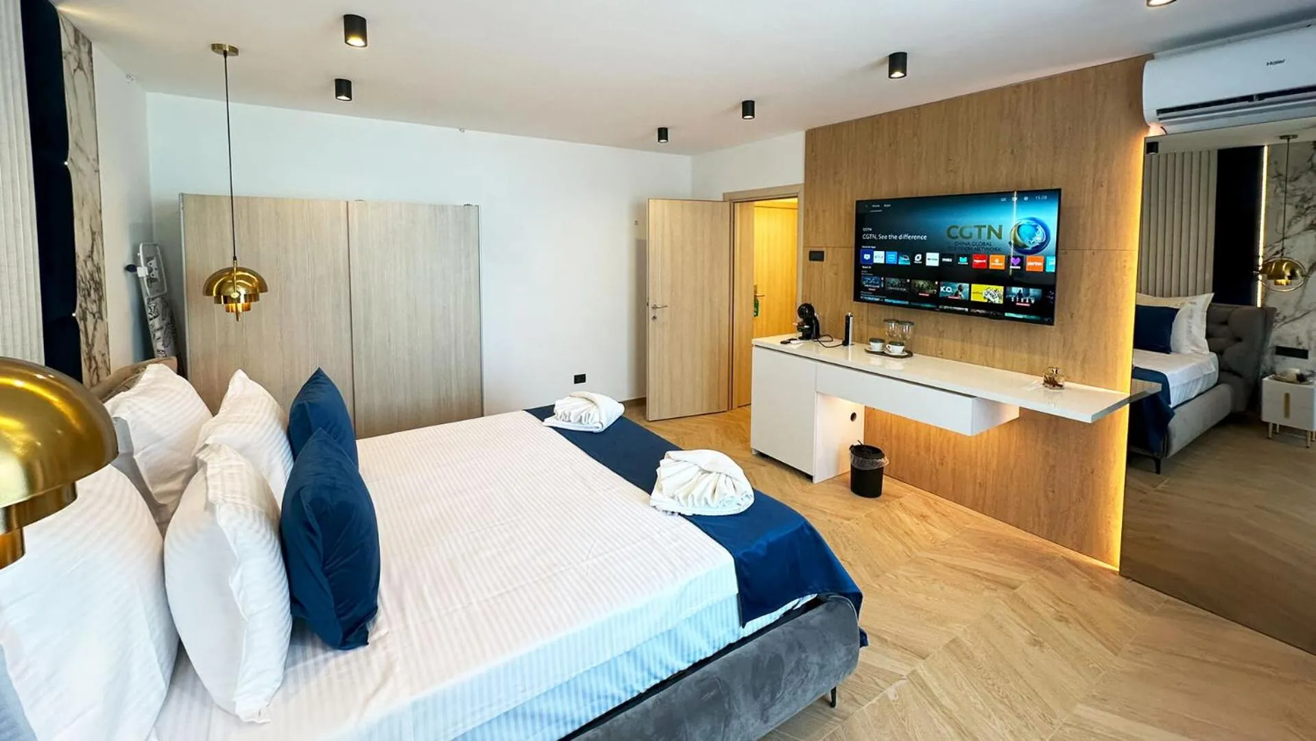 Bed in Aqvatonic Hotel - Steaua de Mare