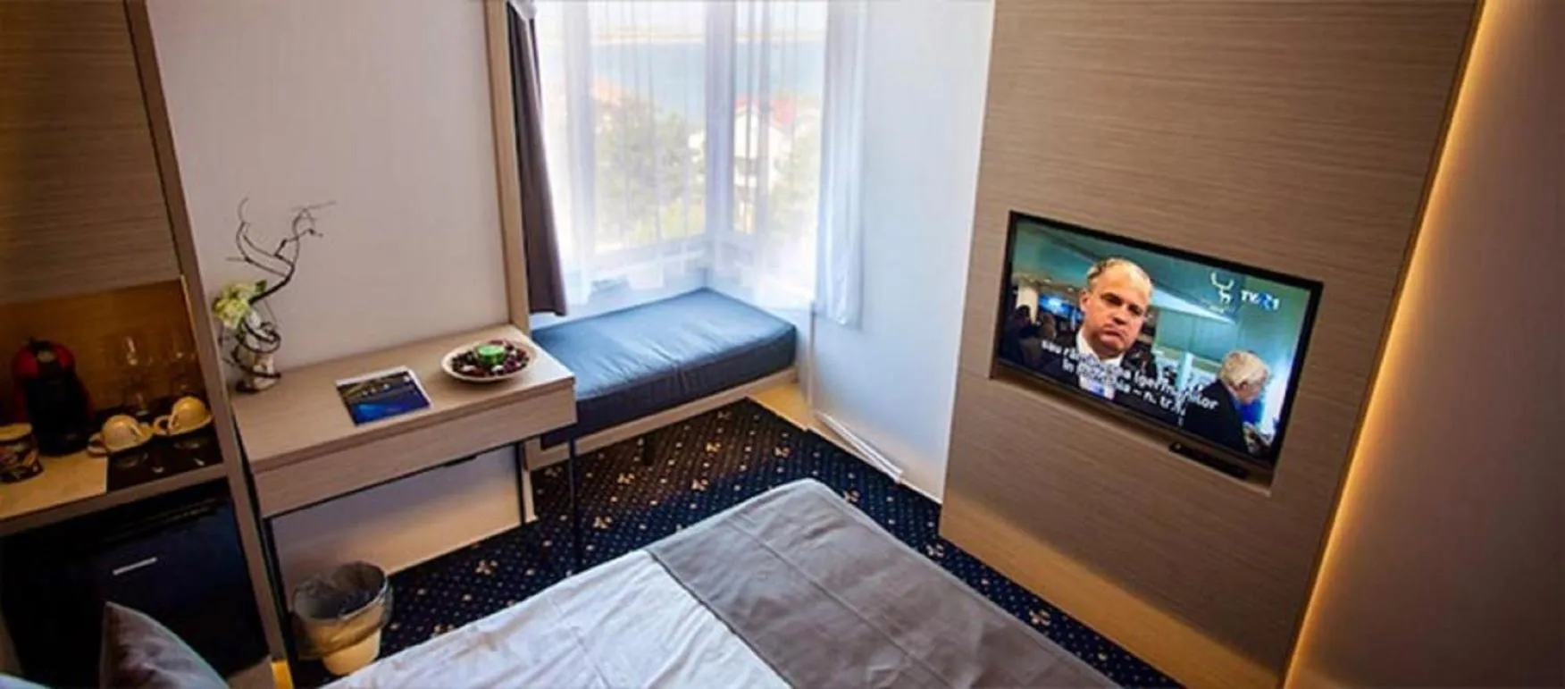 Bed in Aqvatonic Hotel - Steaua de Mare