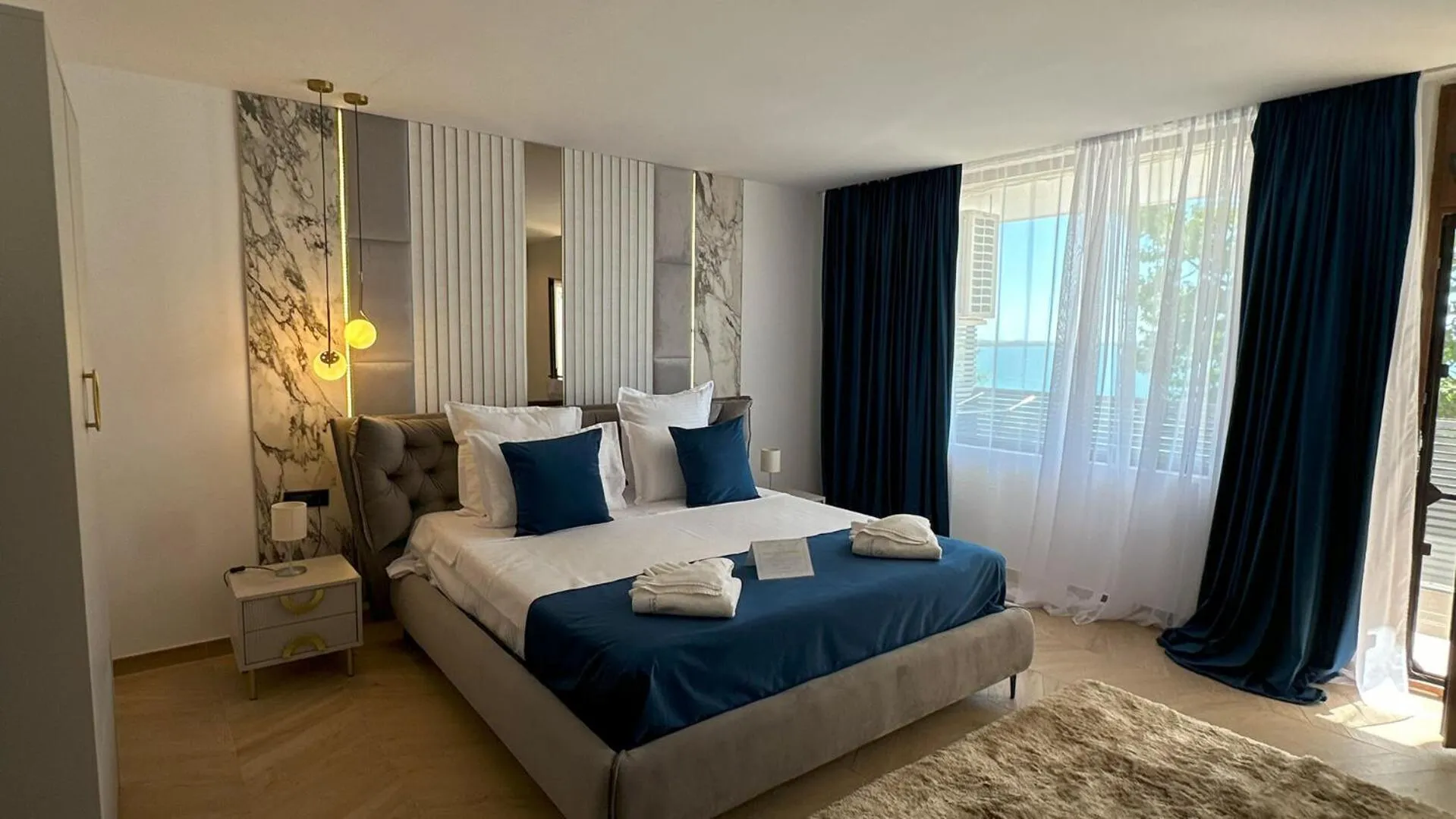 Bed in Aqvatonic Hotel - Steaua de Mare