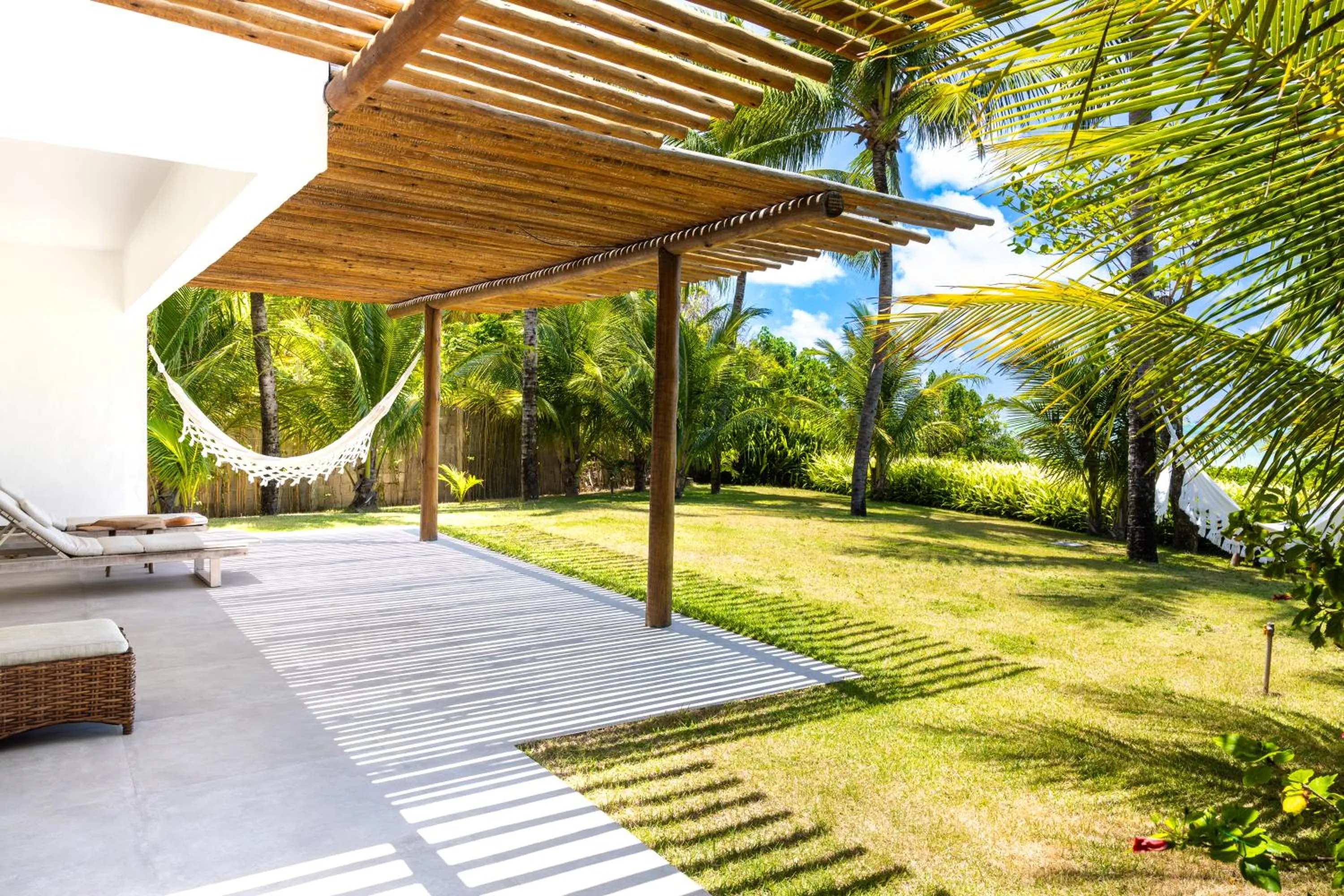 Patio in Pousada Aldeia Beijupirá