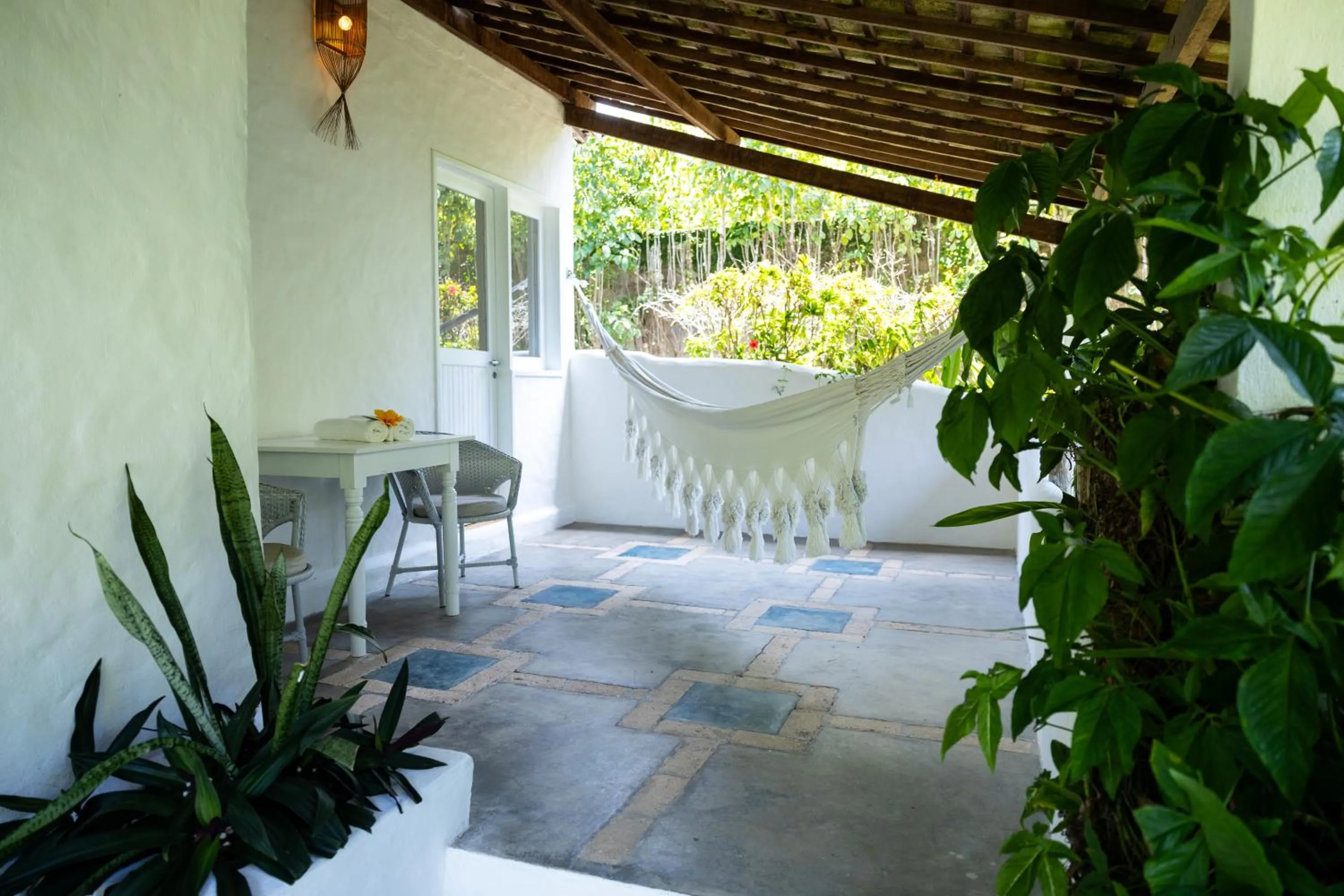 Patio in Pousada Aldeia Beijupirá