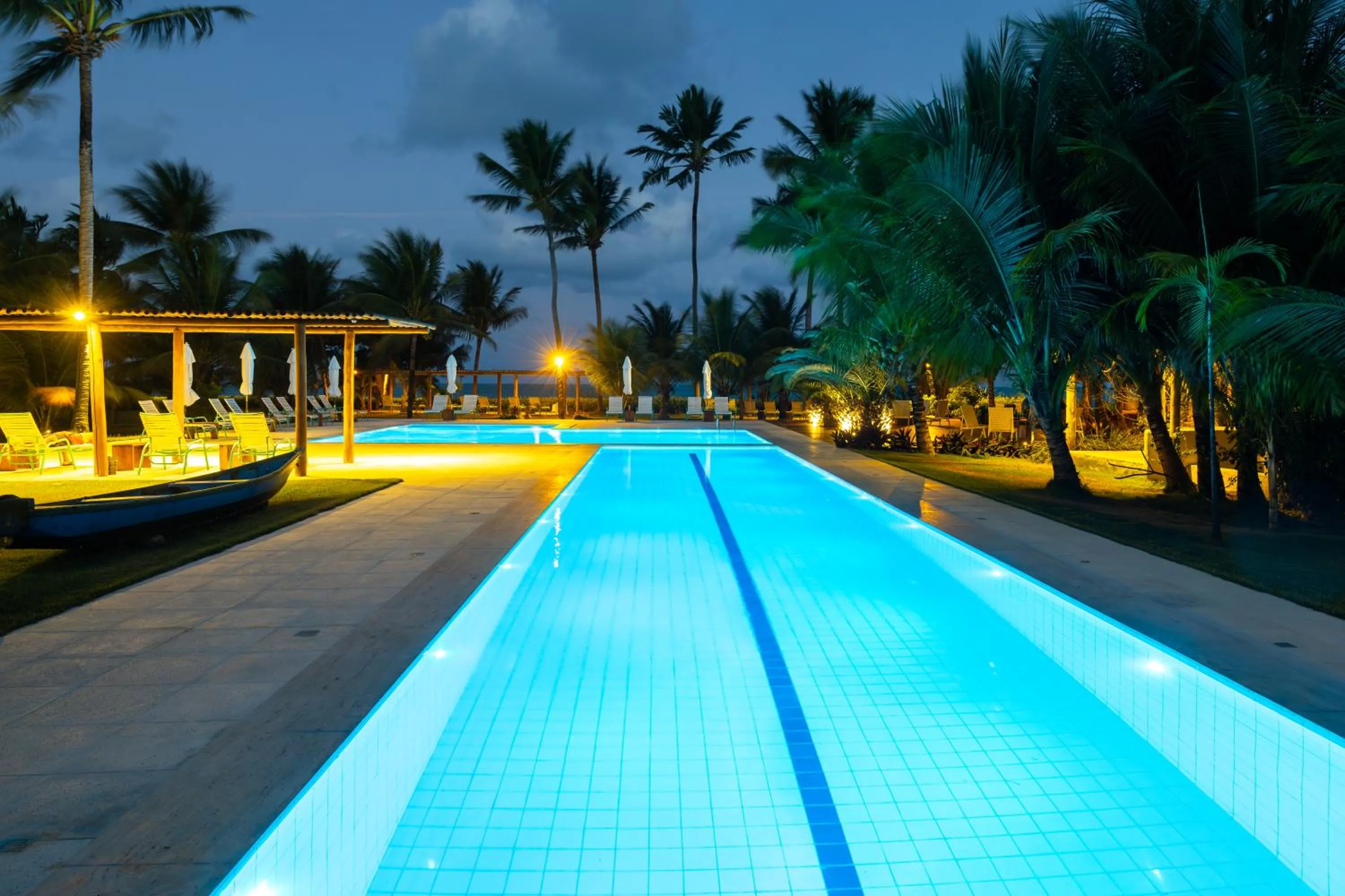 Swimming pool in Pousada Aldeia Beijupirá