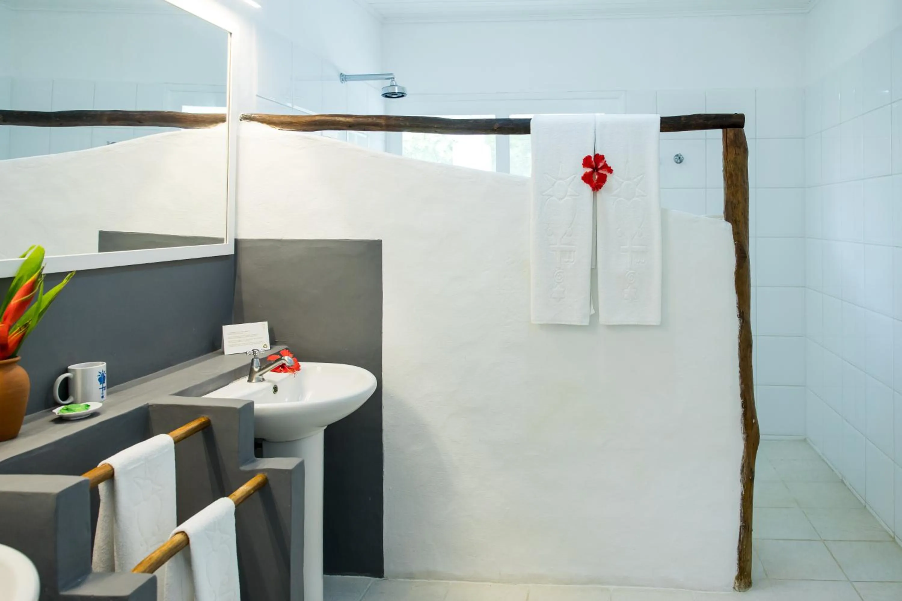 Bathroom in Pousada Aldeia Beijupirá