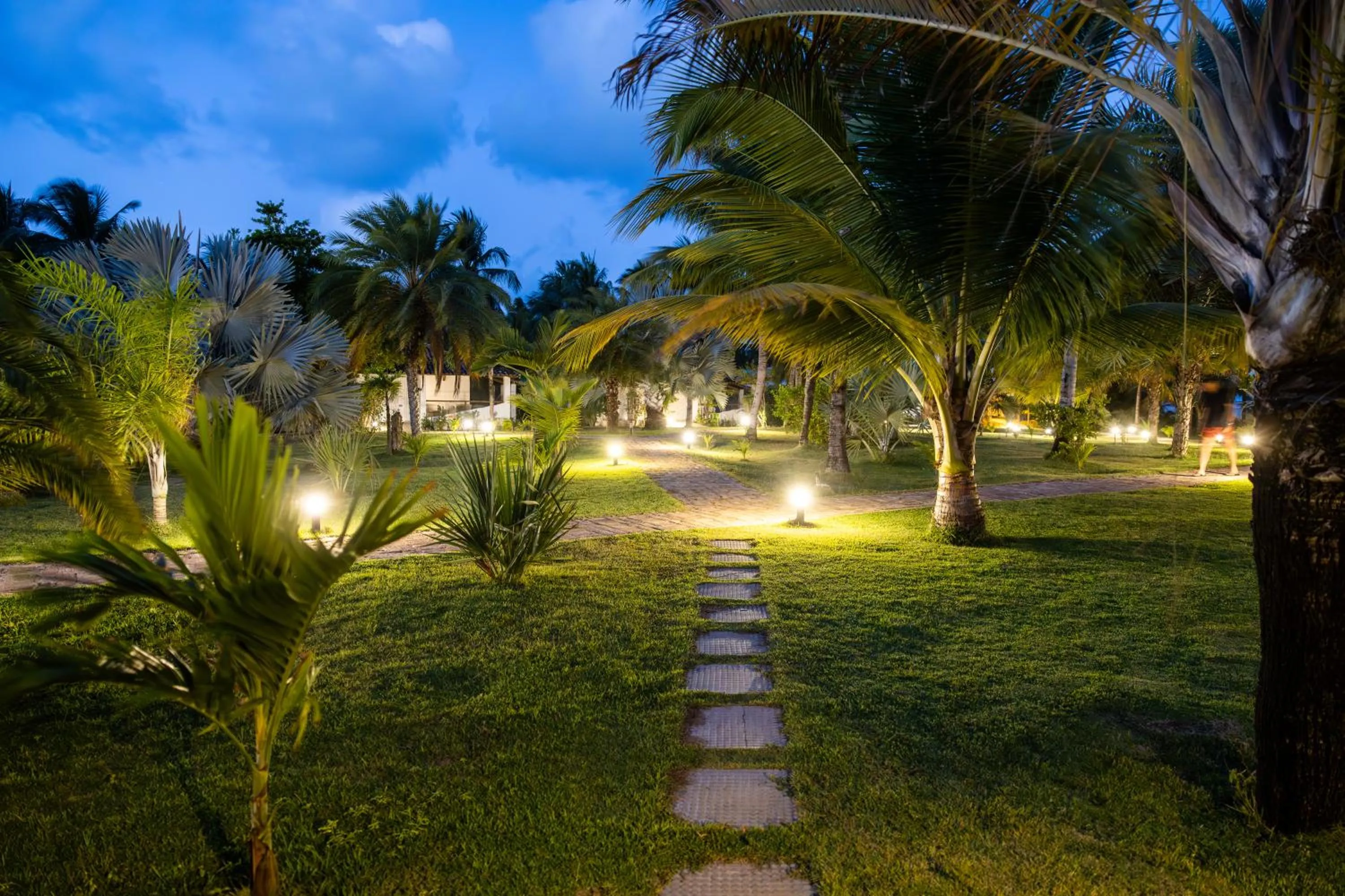 Garden in Pousada Aldeia Beijupirá