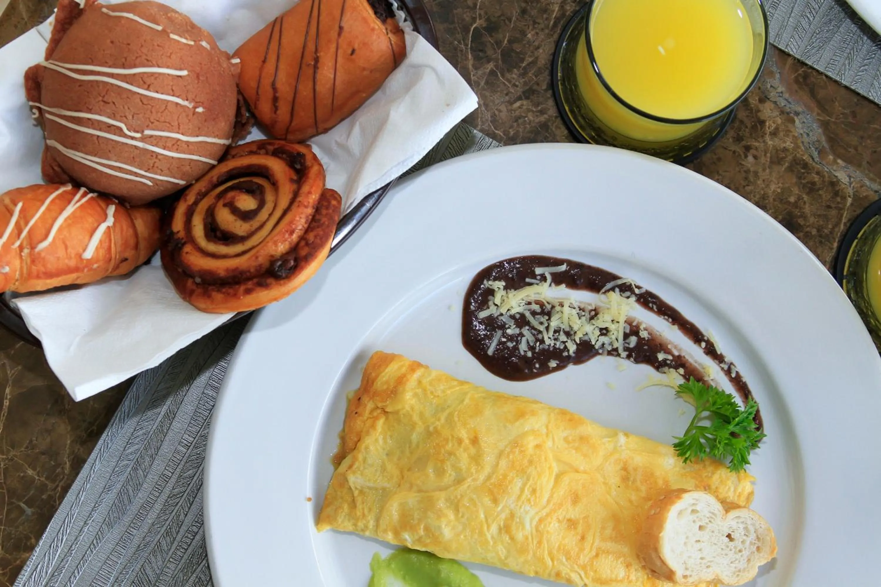 American breakfast in Cielo Maya Beach Tulum