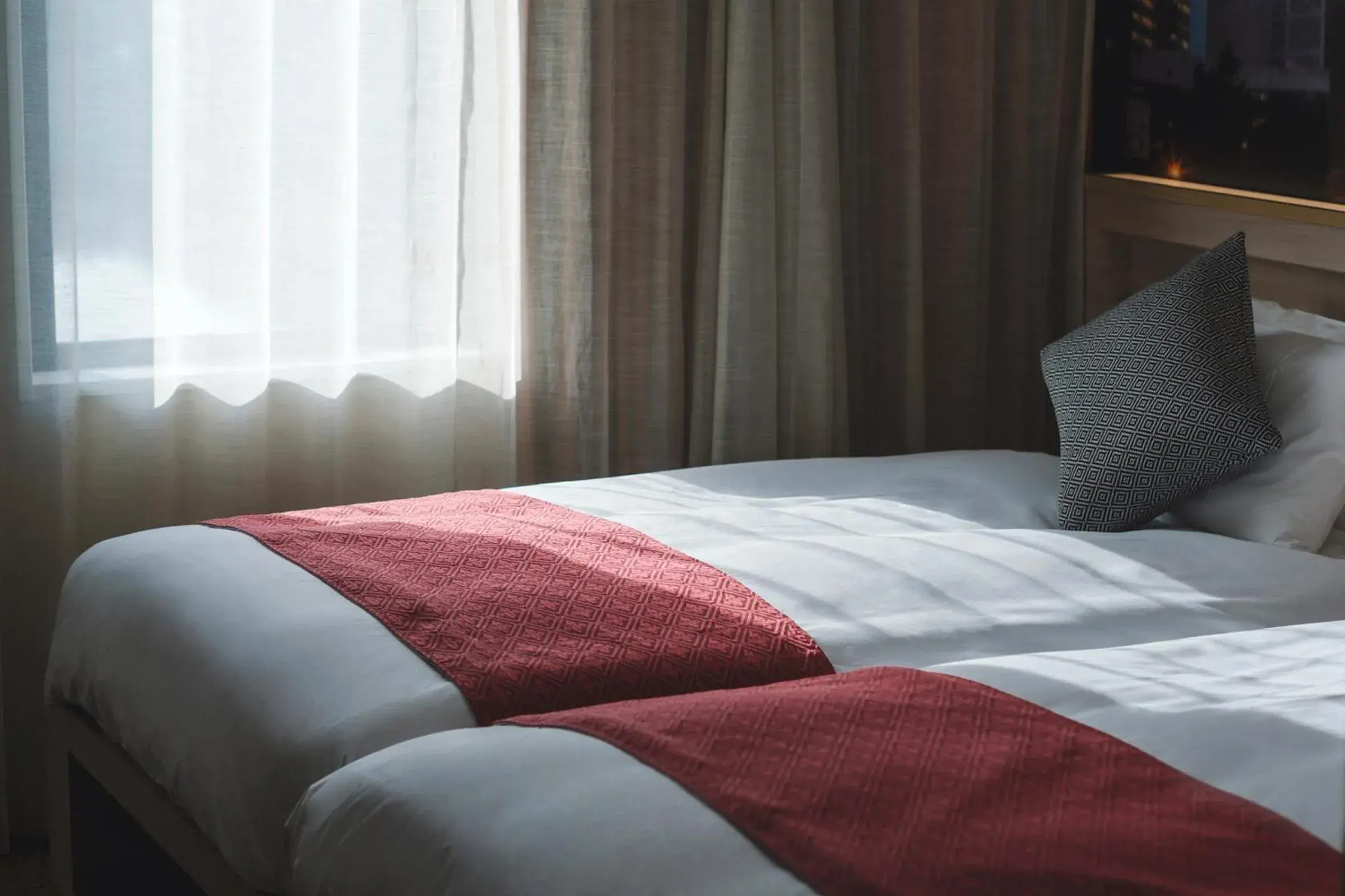 Bed in Hotel JAL City Haneda Tokyo West Wing Bed in Hotel JAL City Haneda Tokyo West Wing