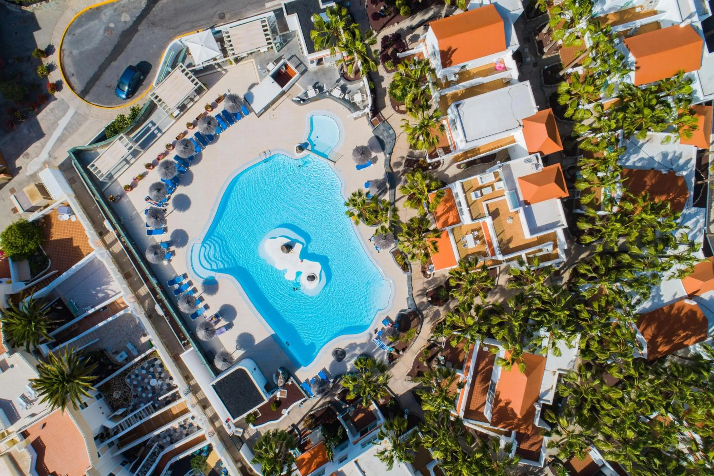 Swimming pool in Bahia Calma Beach