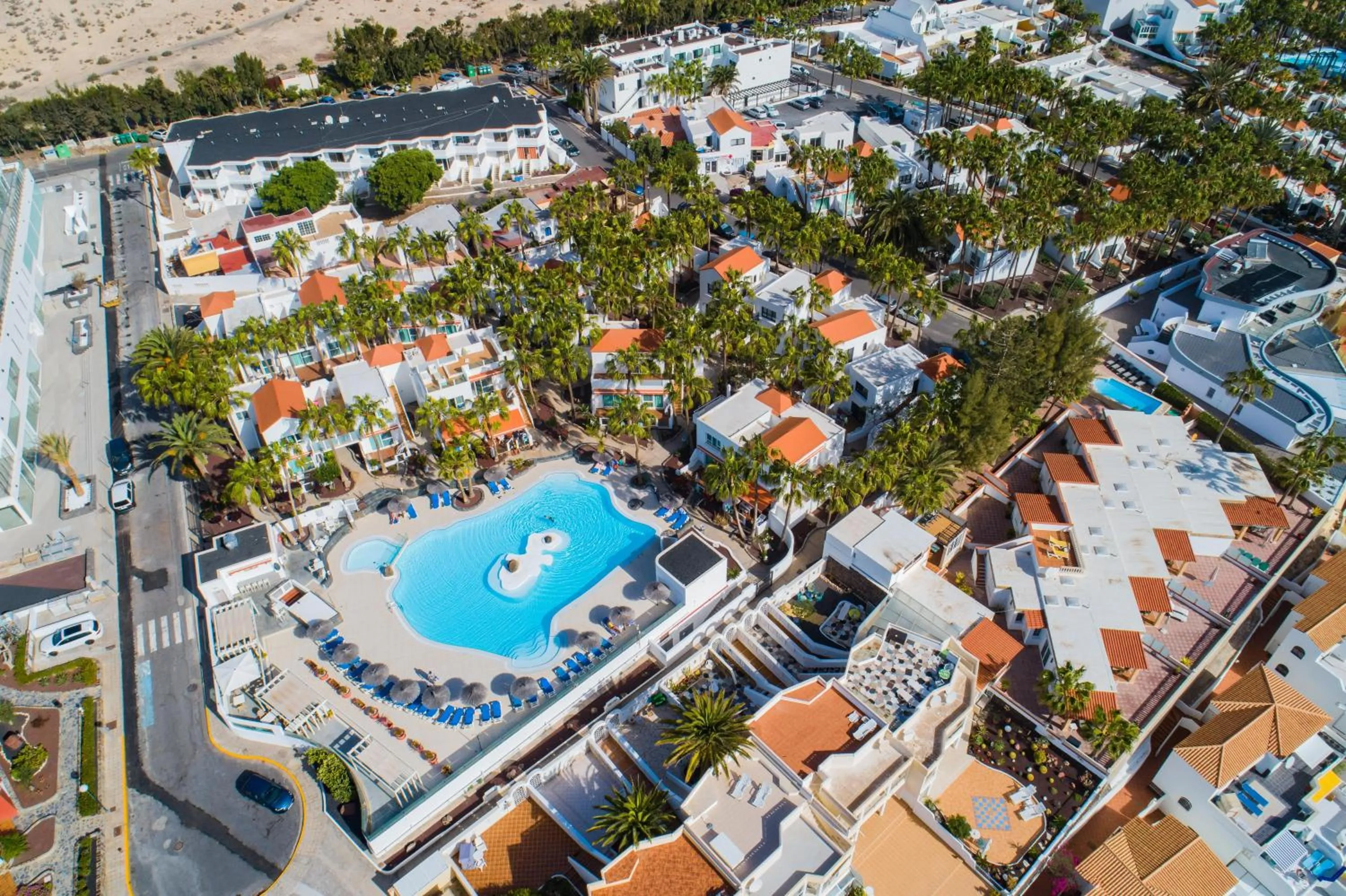 Swimming pool in Bahia Calma Beach