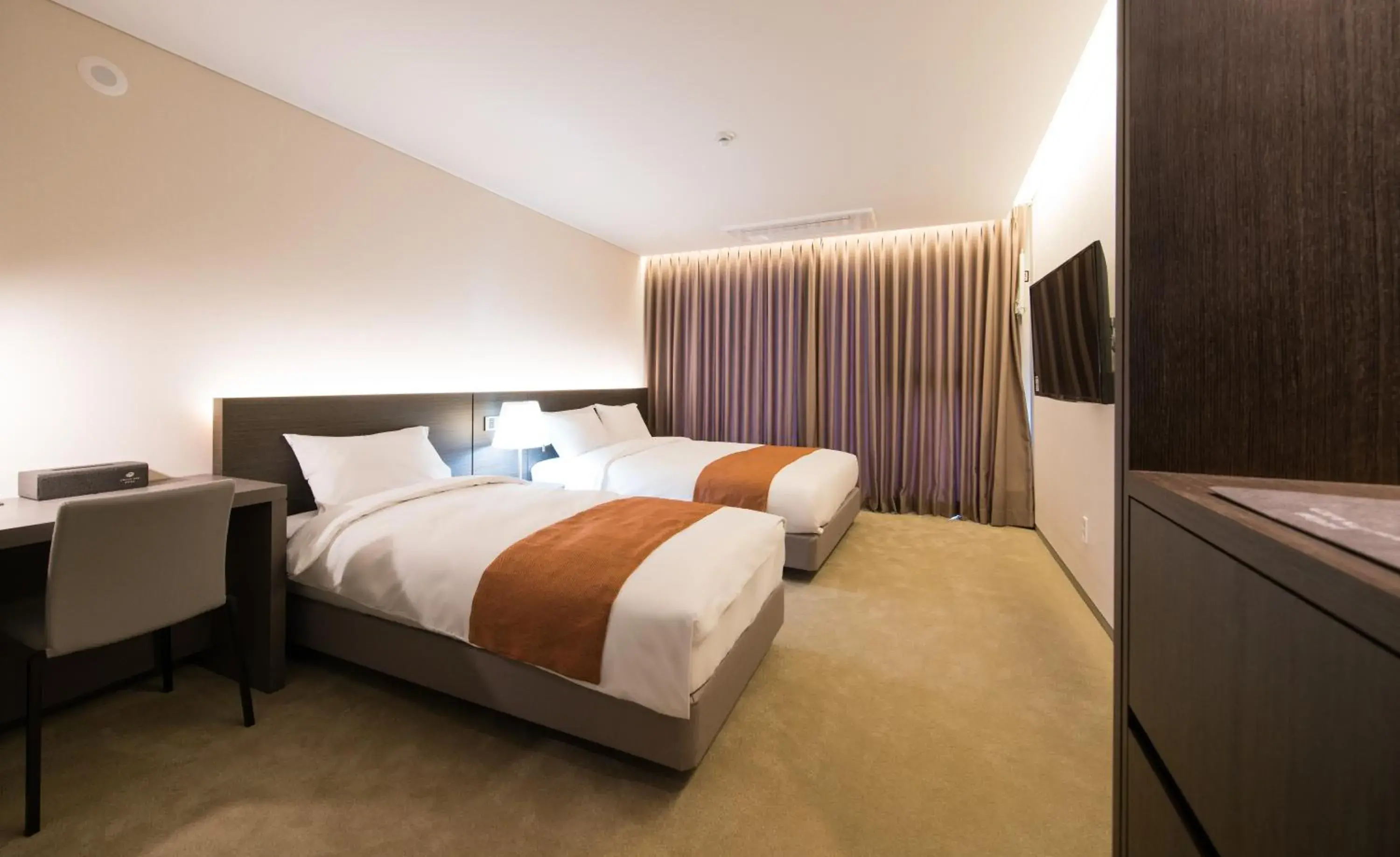 Bed in Grand Mer Hotel Seogwipo Ocean Bed in Grand Mer Hotel Seogwipo Ocean