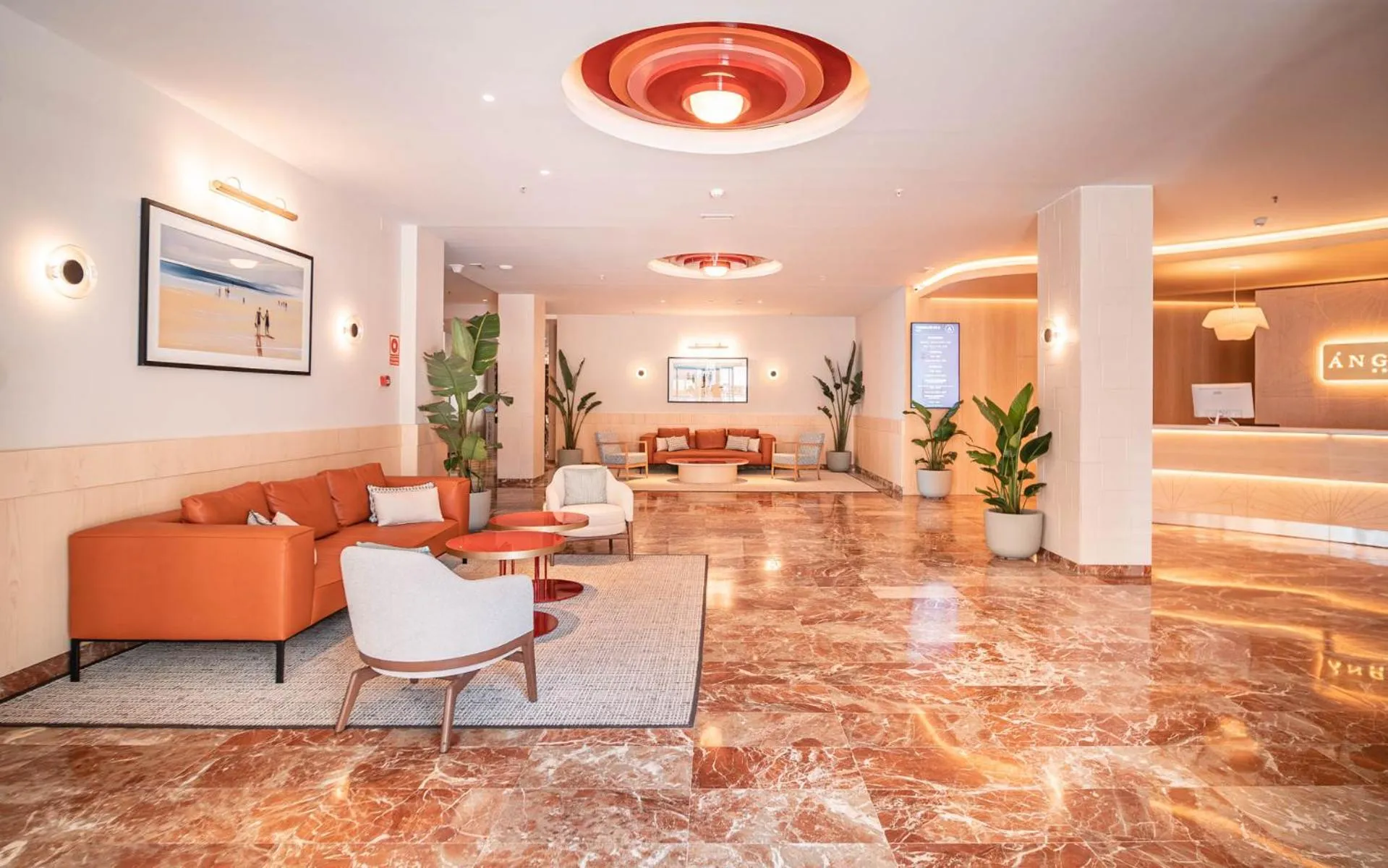 Lobby or reception in Hotel Angela - Adults Recommended