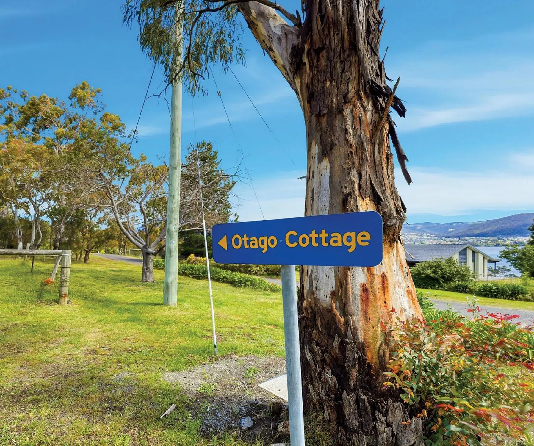 Logo/Certificate/Sign in Otago Cottage