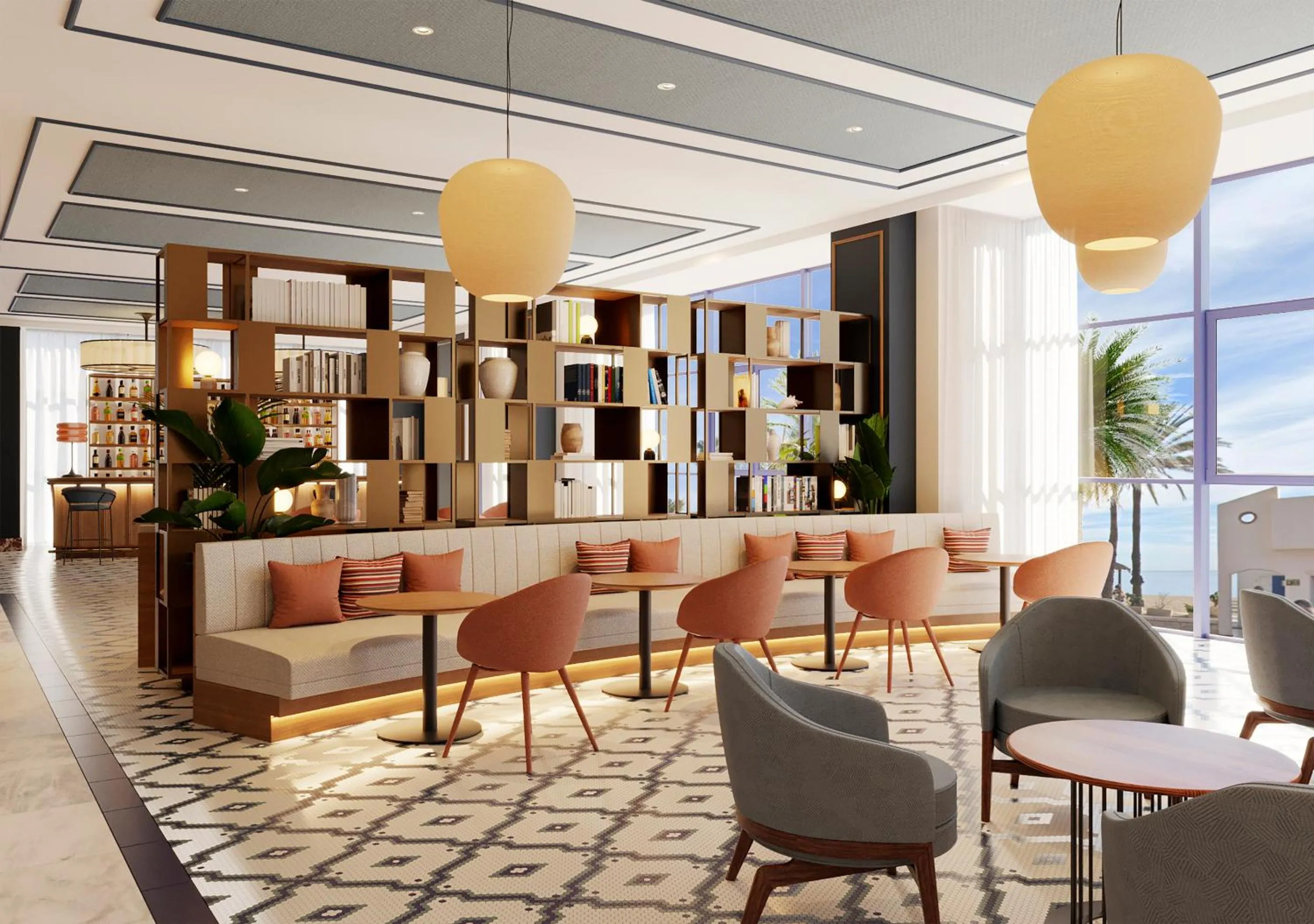 Lounge or bar in Hotel Yaramar - Adults Recommended