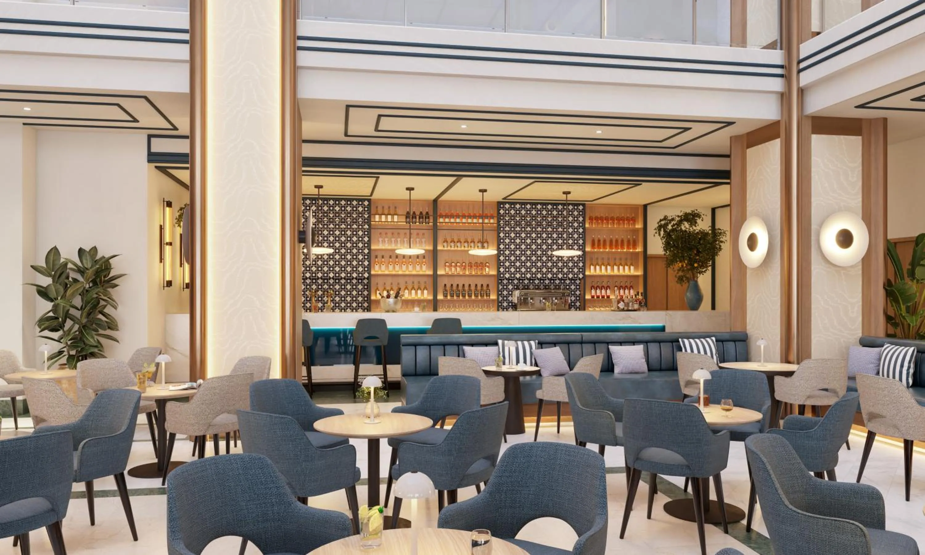 Lounge or bar in Hotel Yaramar - Adults Recommended