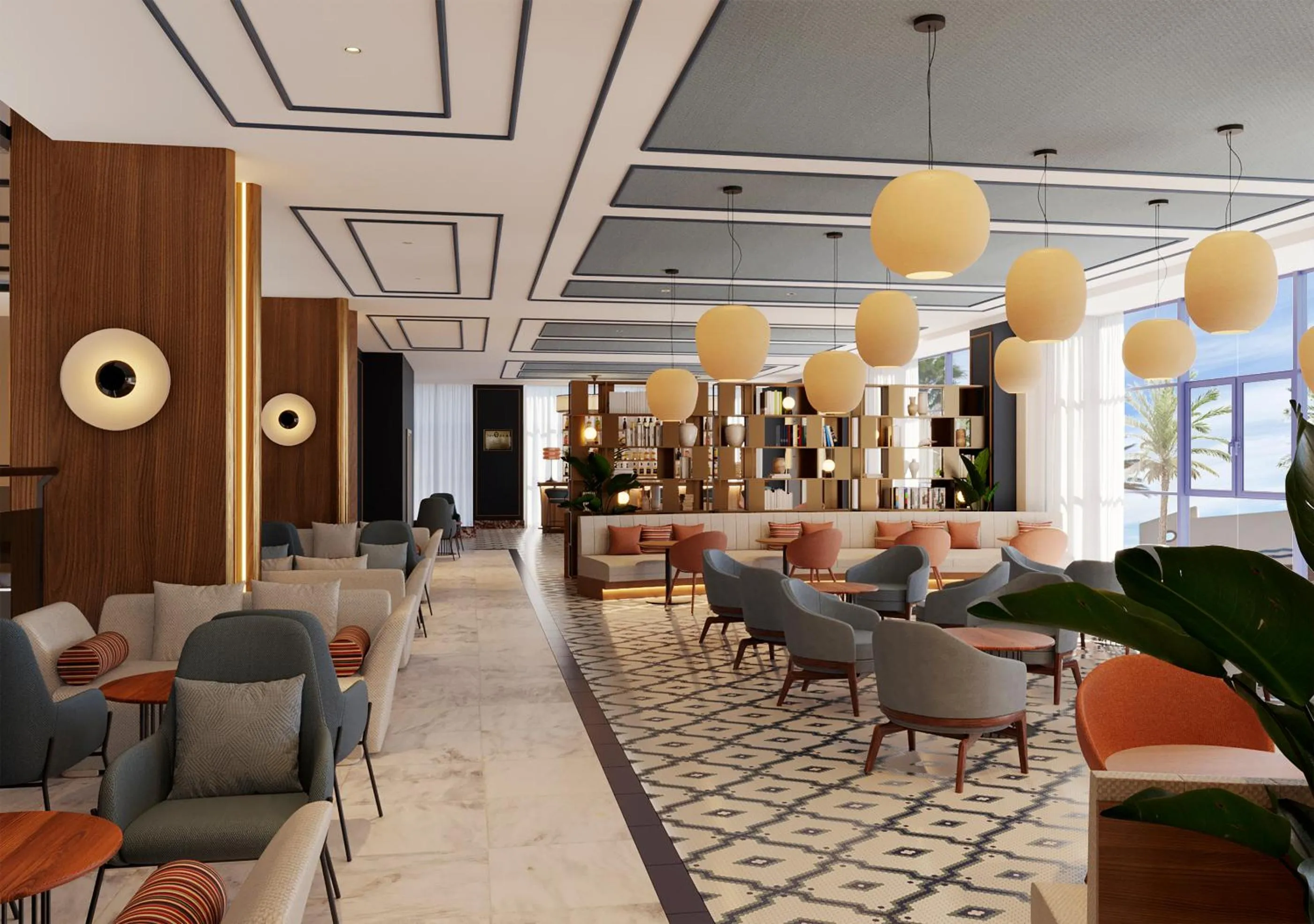 Lounge or bar in Hotel Yaramar - Adults Recommended