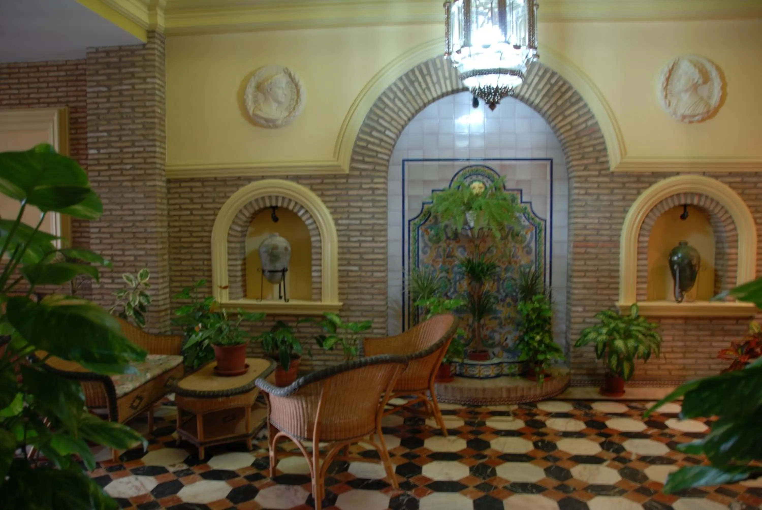 Decorative detail in Hotel Anfiteatro Romano