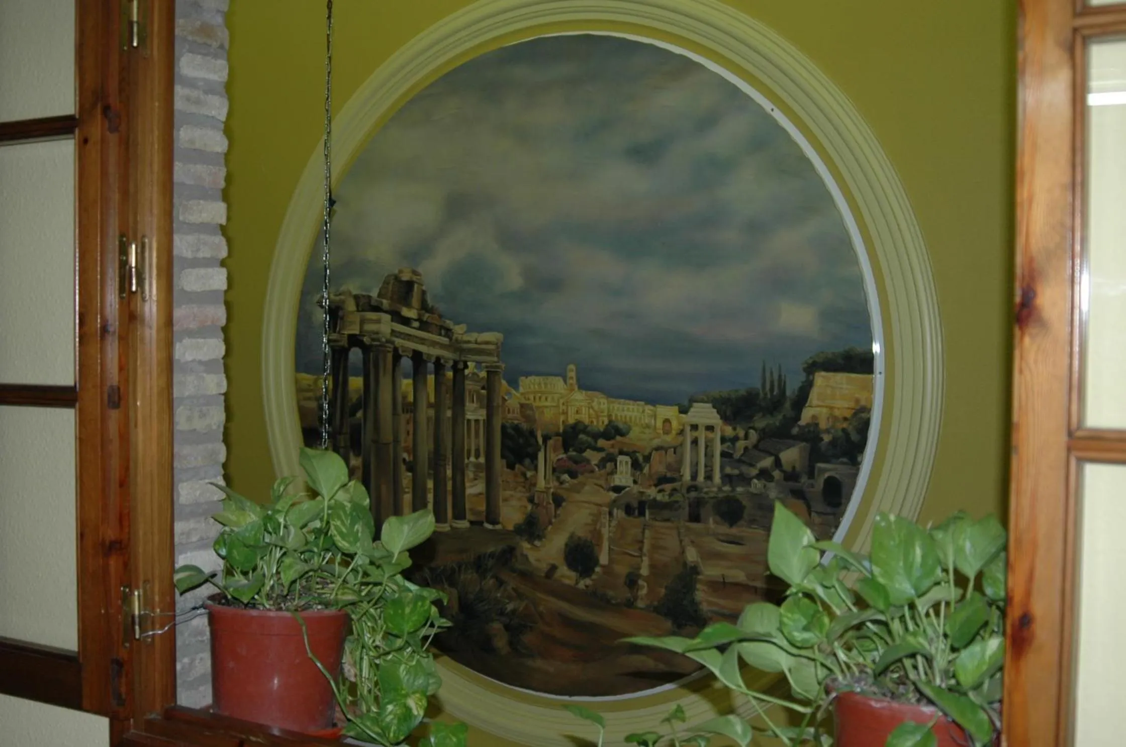 Decorative detail in Hotel Anfiteatro Romano