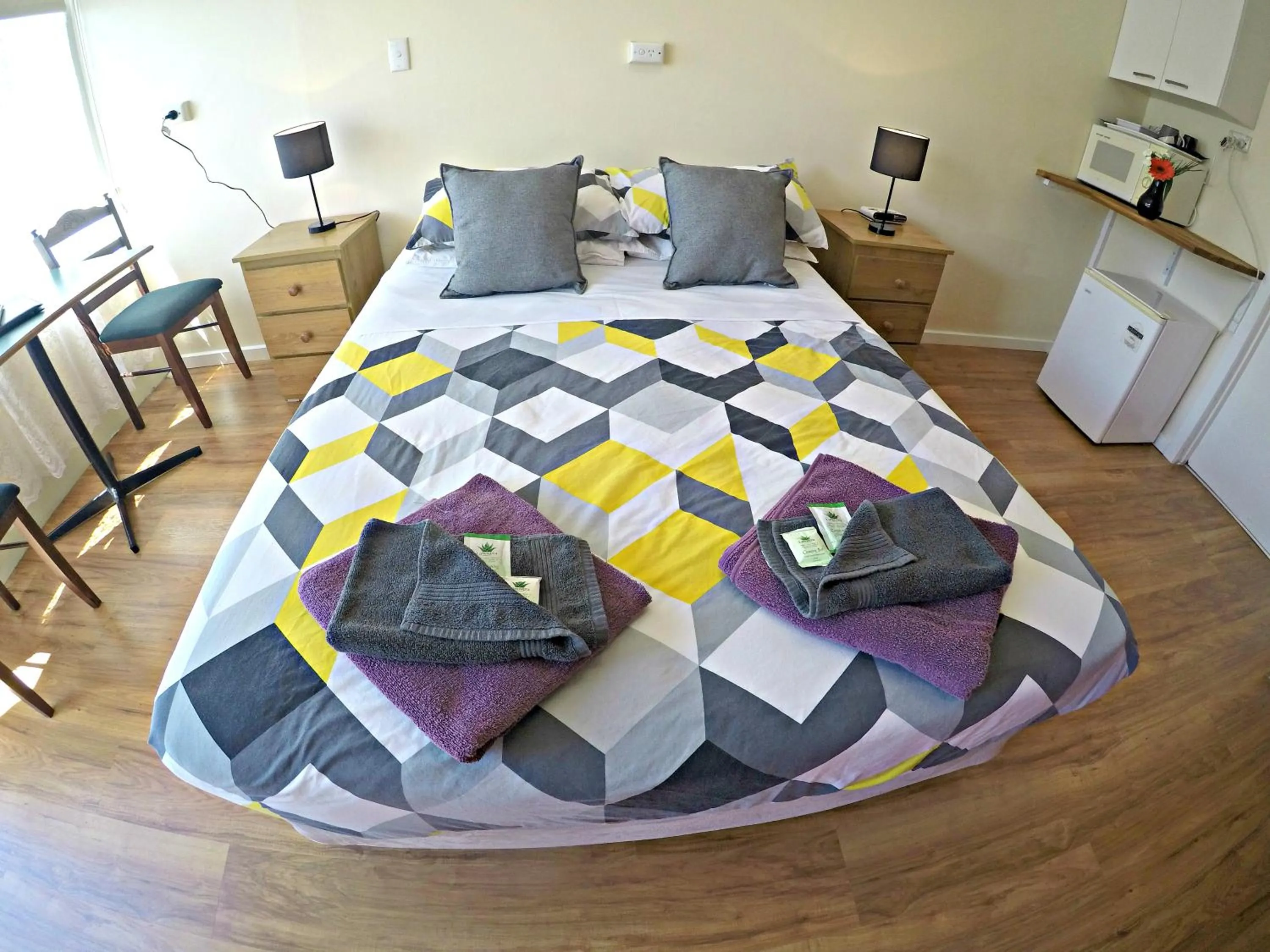 Bed in Turn-in Motel