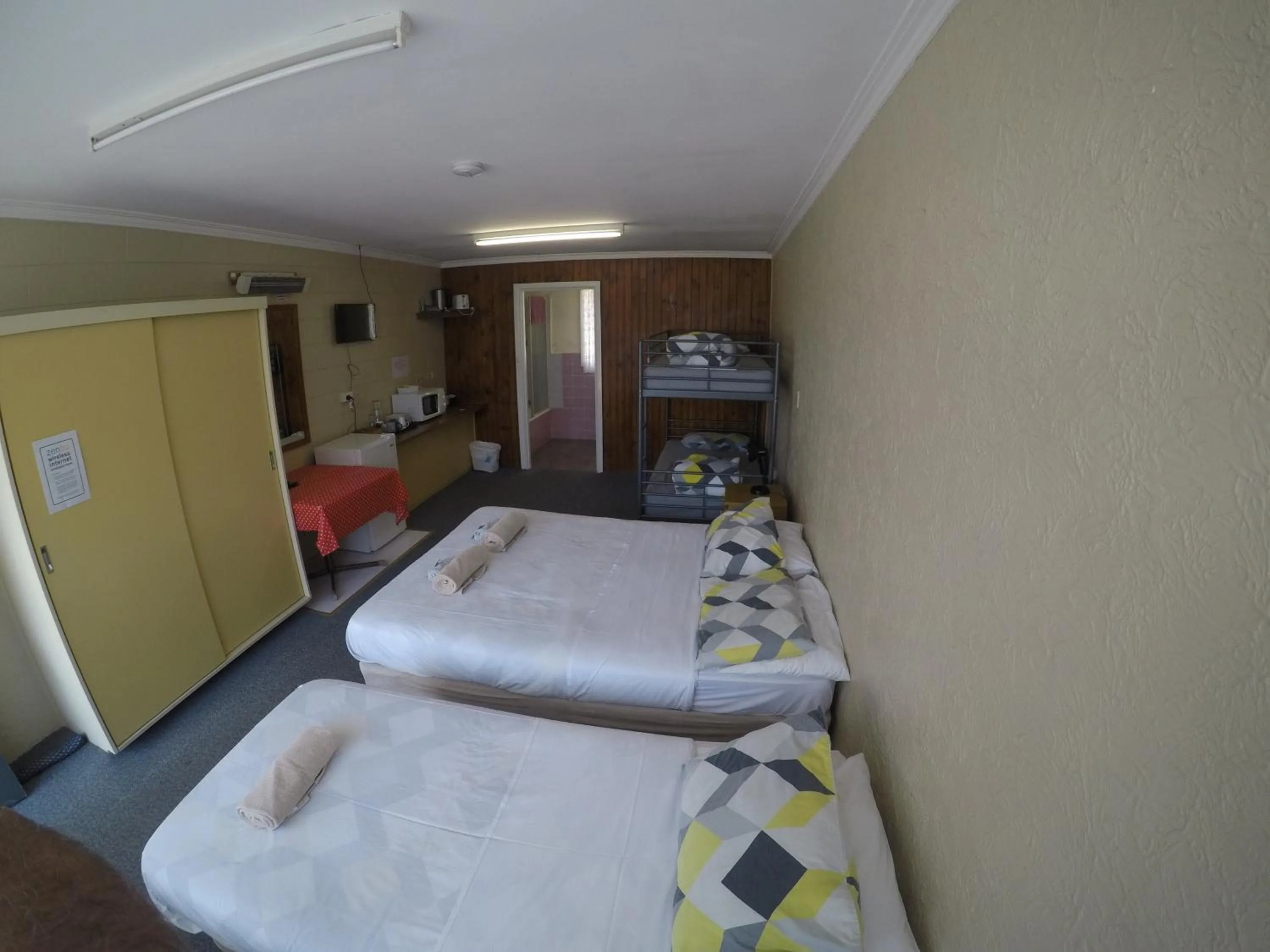 Bed in Turn-in Motel