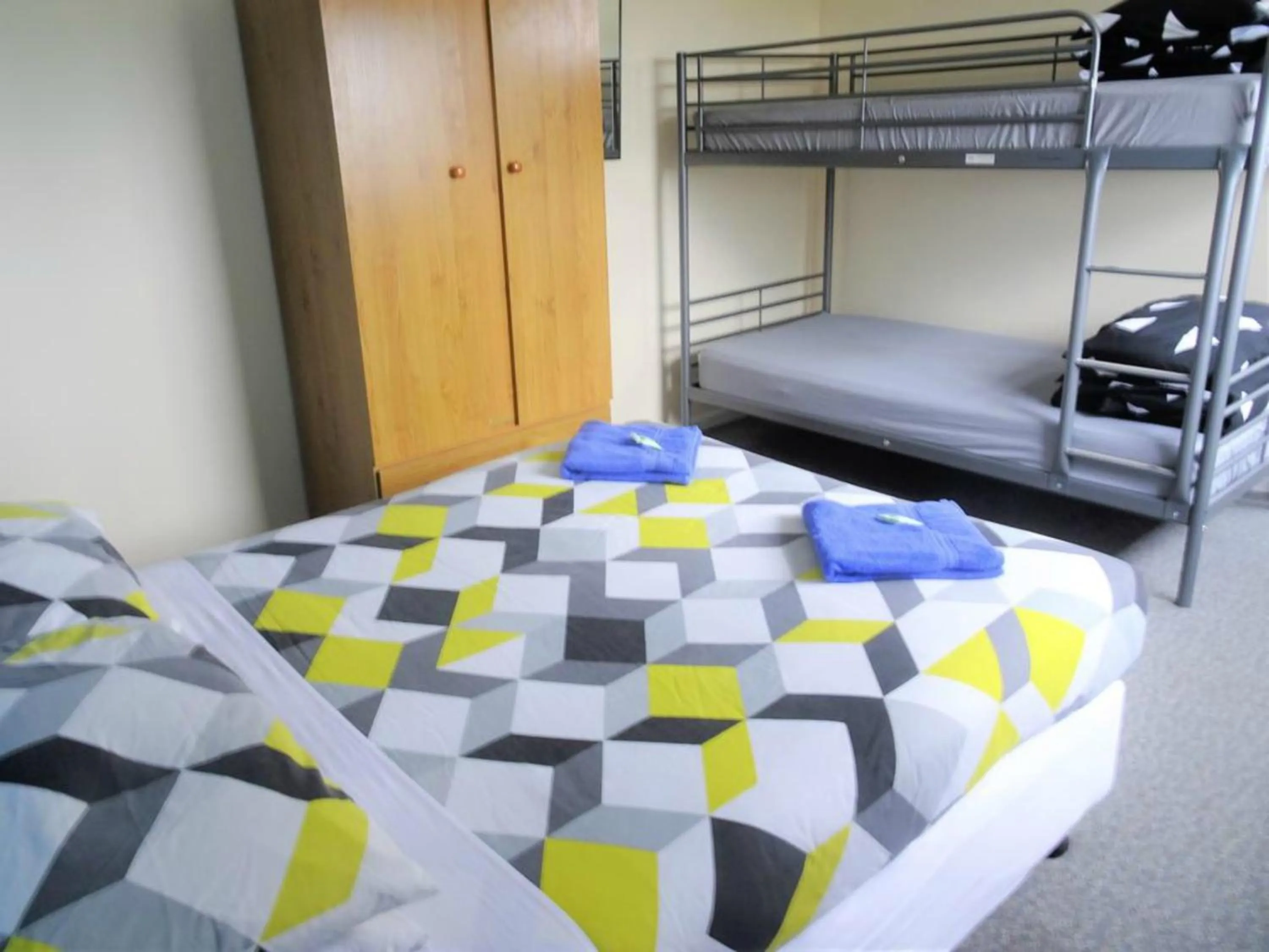 Bed in Turn-in Motel