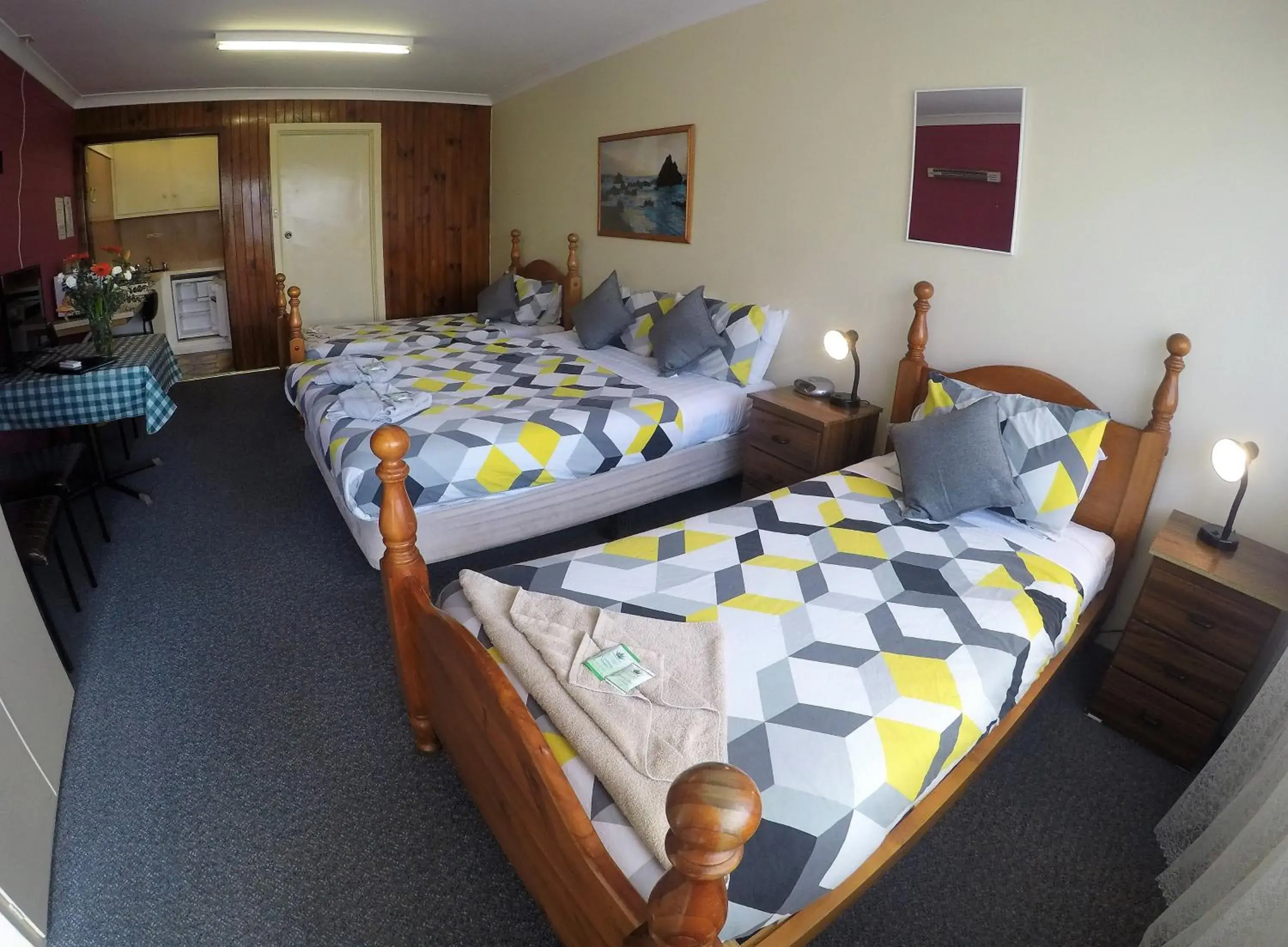 Bed in Turn-in Motel Bed in Turn-in Motel