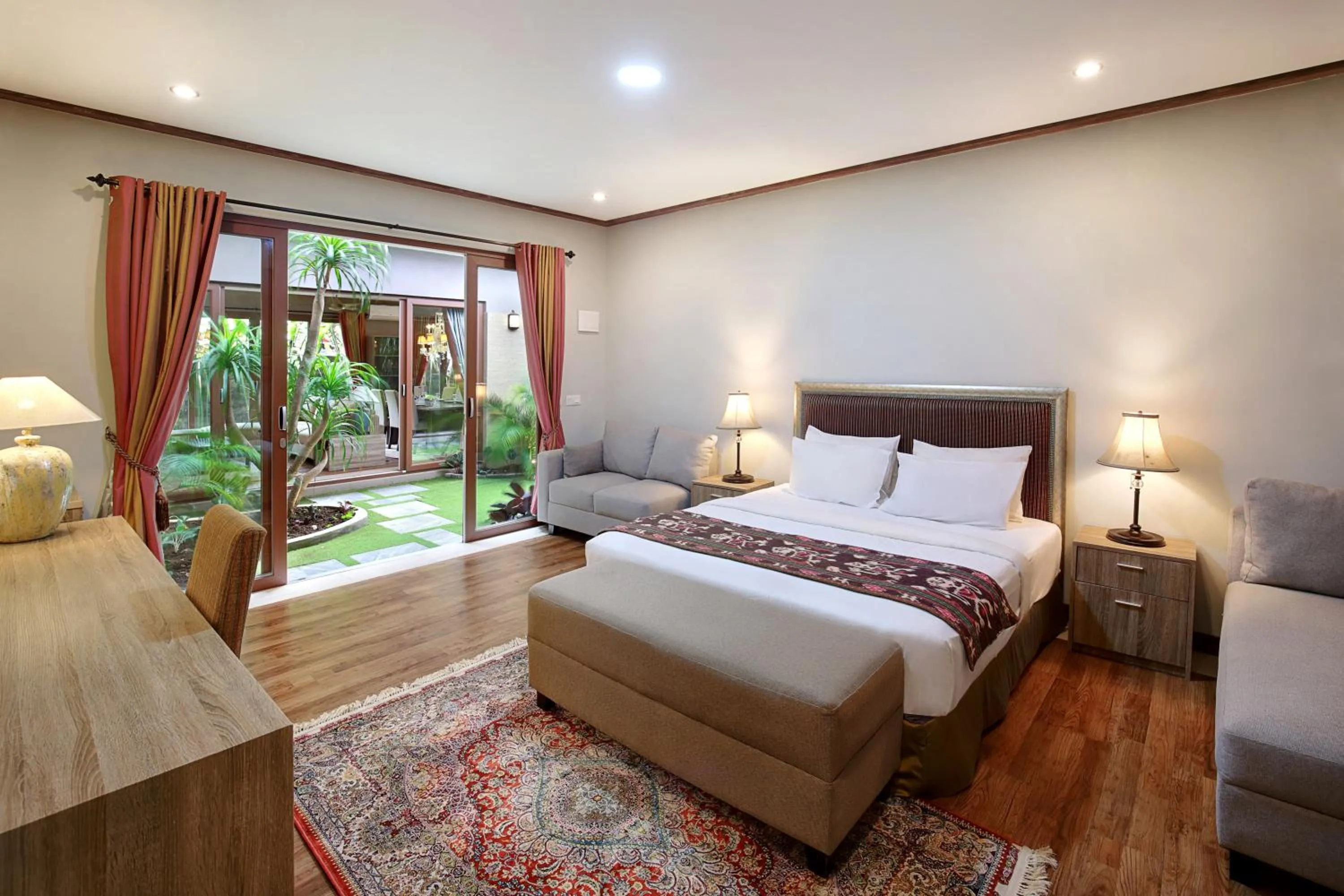 Bed in Puri Sabina Bed & Breakfast