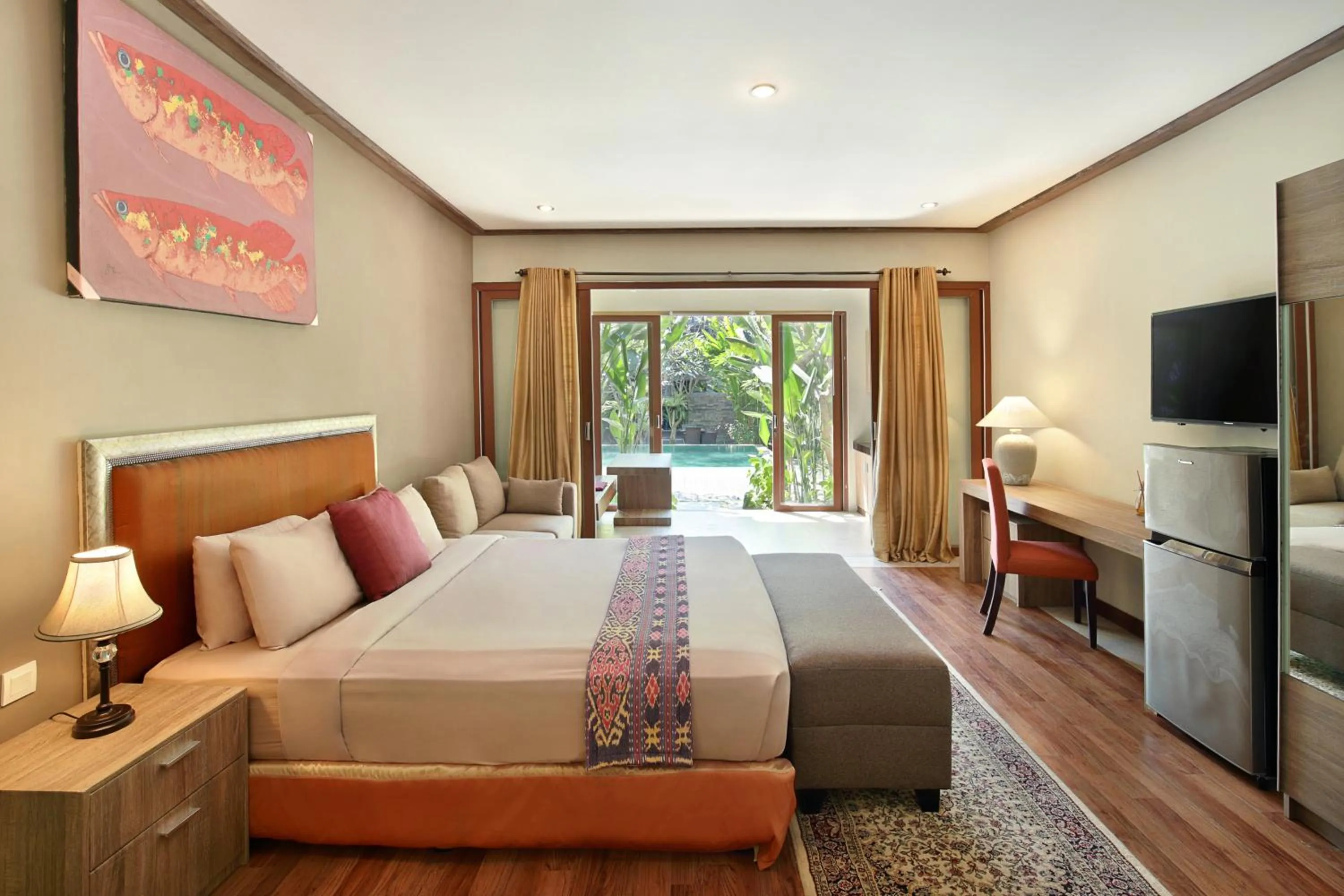 Photo of the whole room, Bed in Puri Sabina Bed & Breakfast