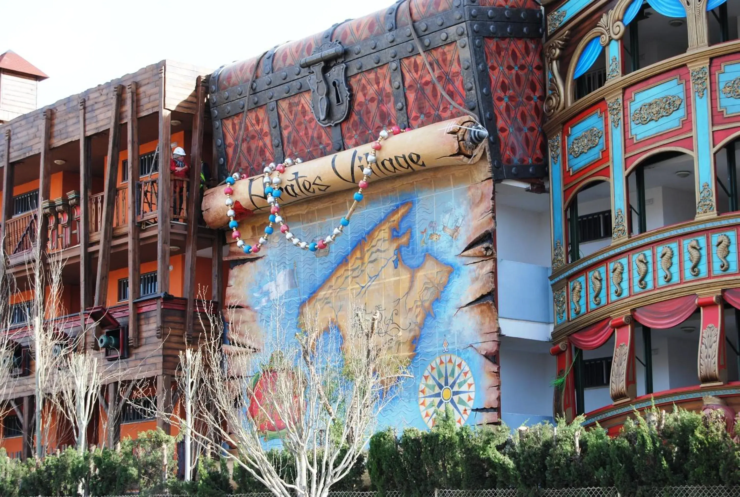 Facade/entrance in Pirates Village Facade/entrance in Pirates Village