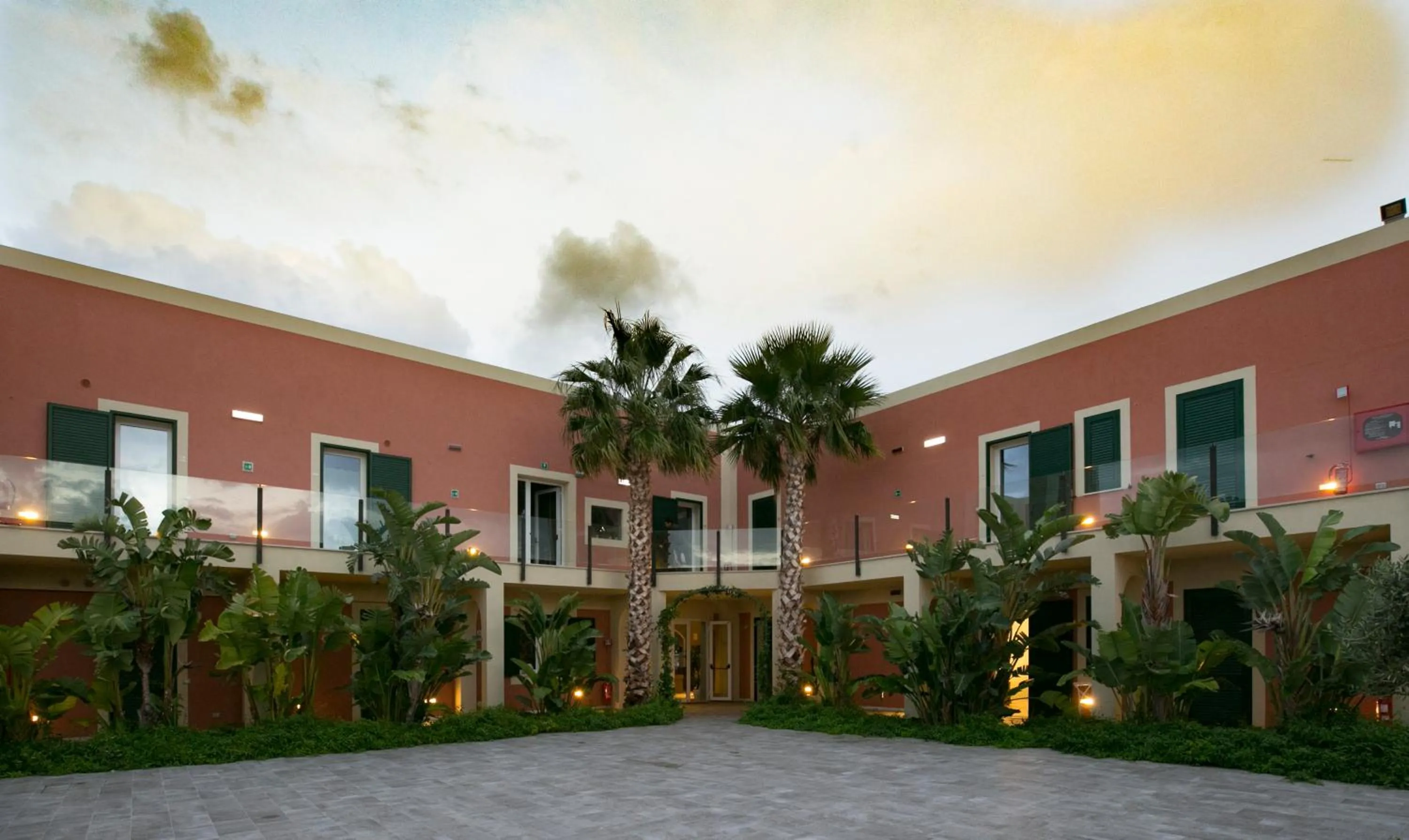 Patio in Corte Olea Resort