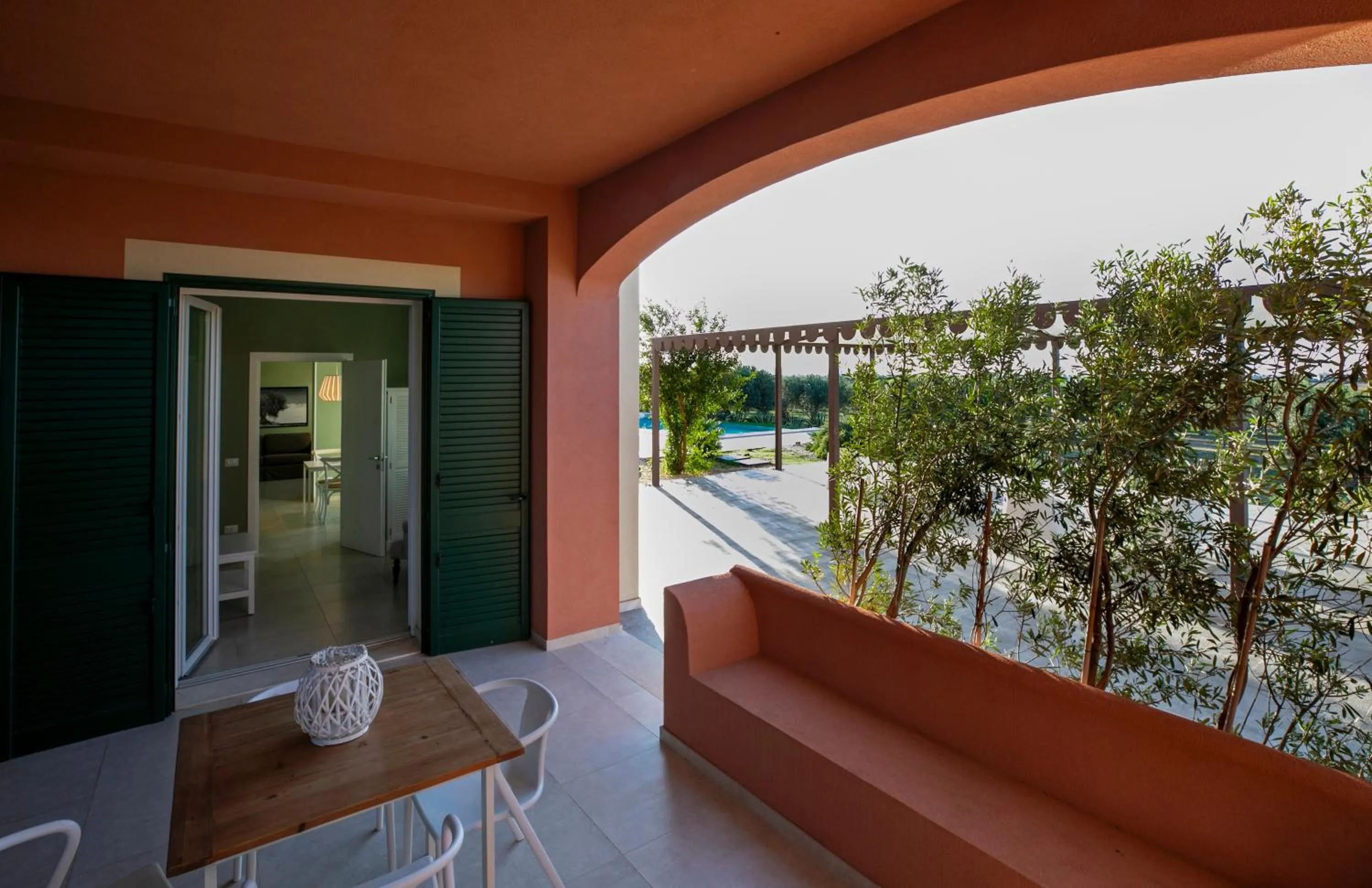 Patio in Corte Olea Resort