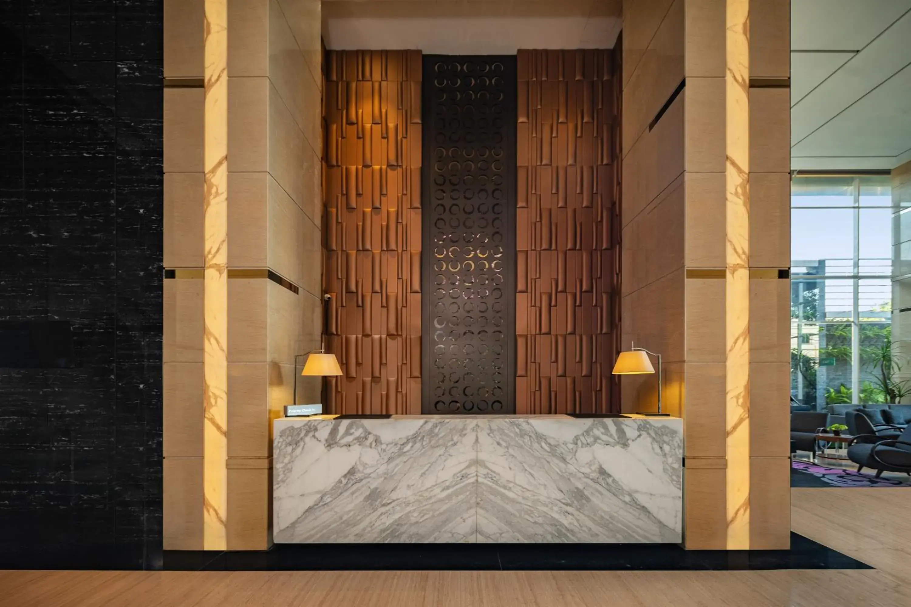 Lobby or reception in Melia Makassar Lobby or reception in Melia Makassar