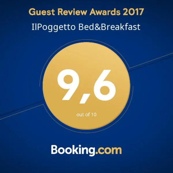Certificate/Award in IlPoggetto Bed&Breakfast