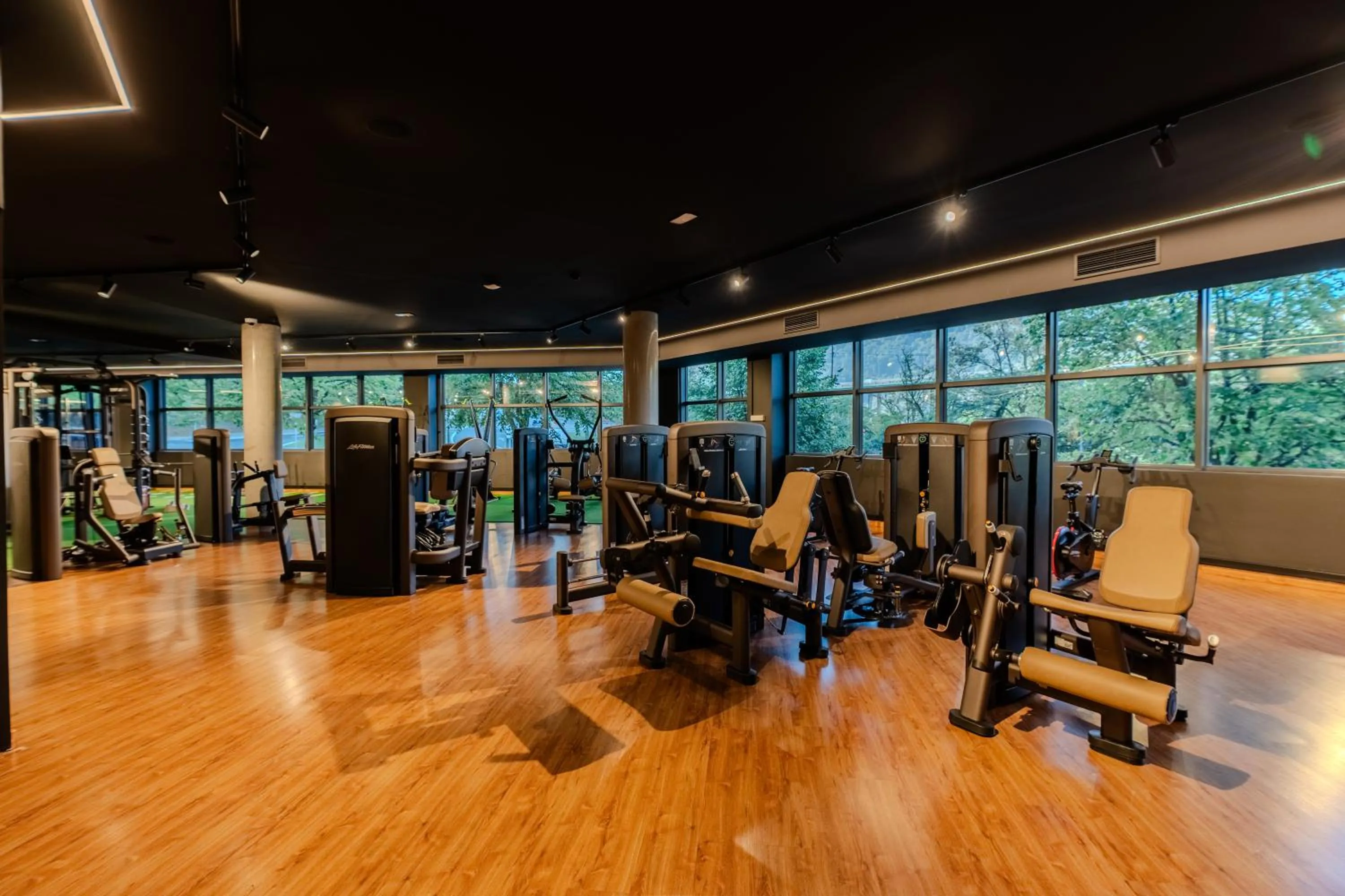 Fitness centre/facilities in Spirit Hotel Gran Bilbao
