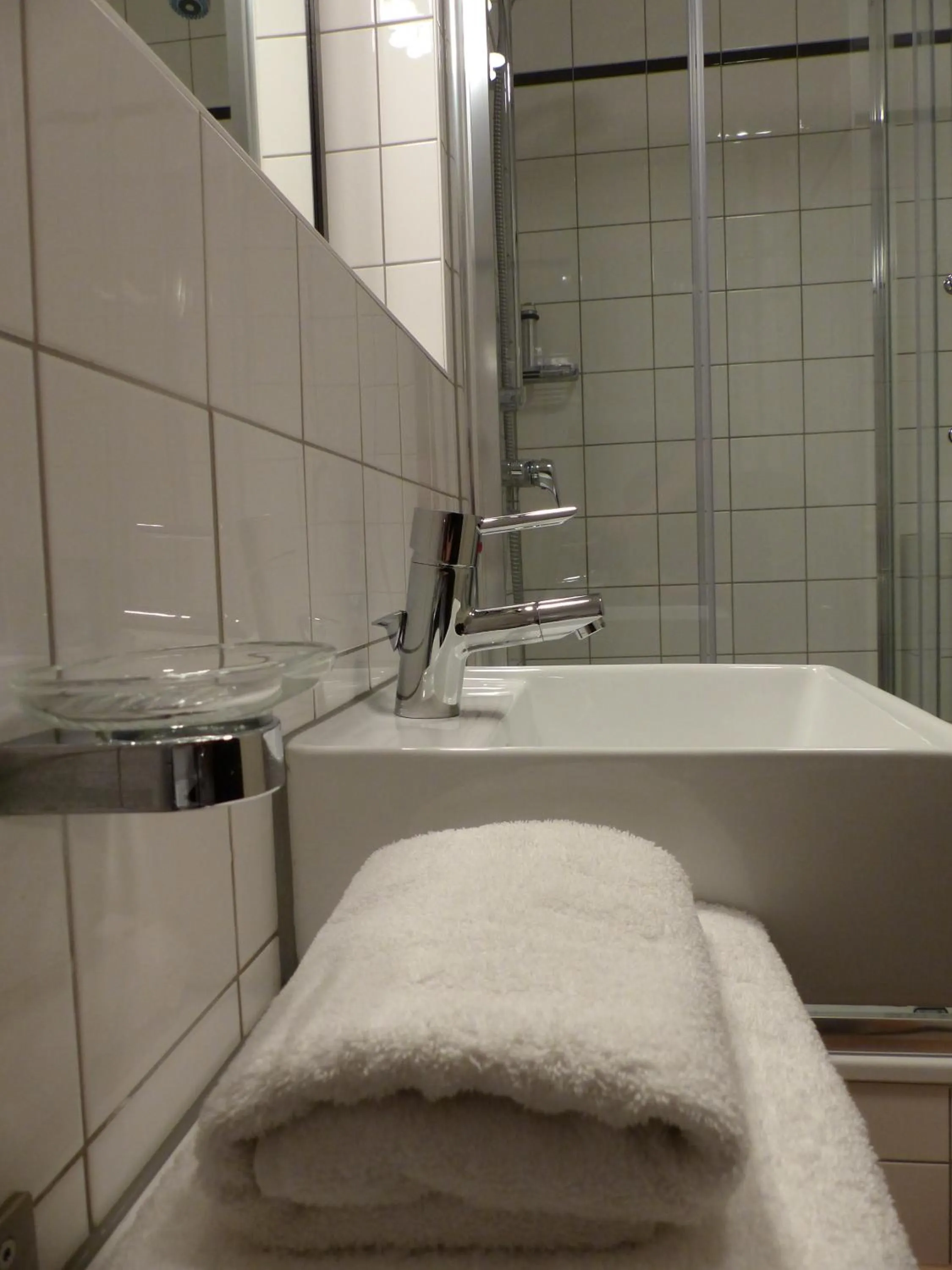 Bathroom in Parkhotel Heidehof Apartements