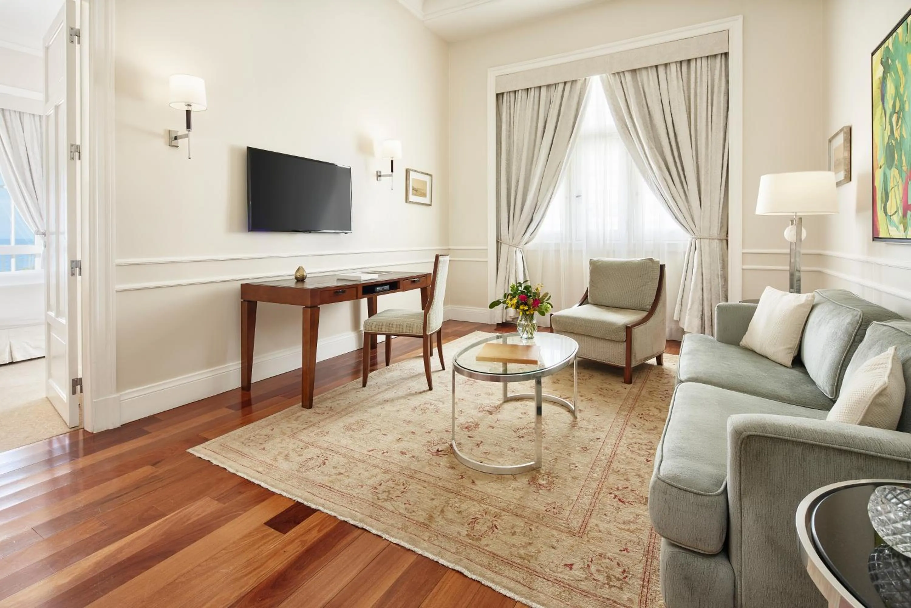 Living room in Copacabana Palace, A Belmond Hotel, Rio de Janeiro